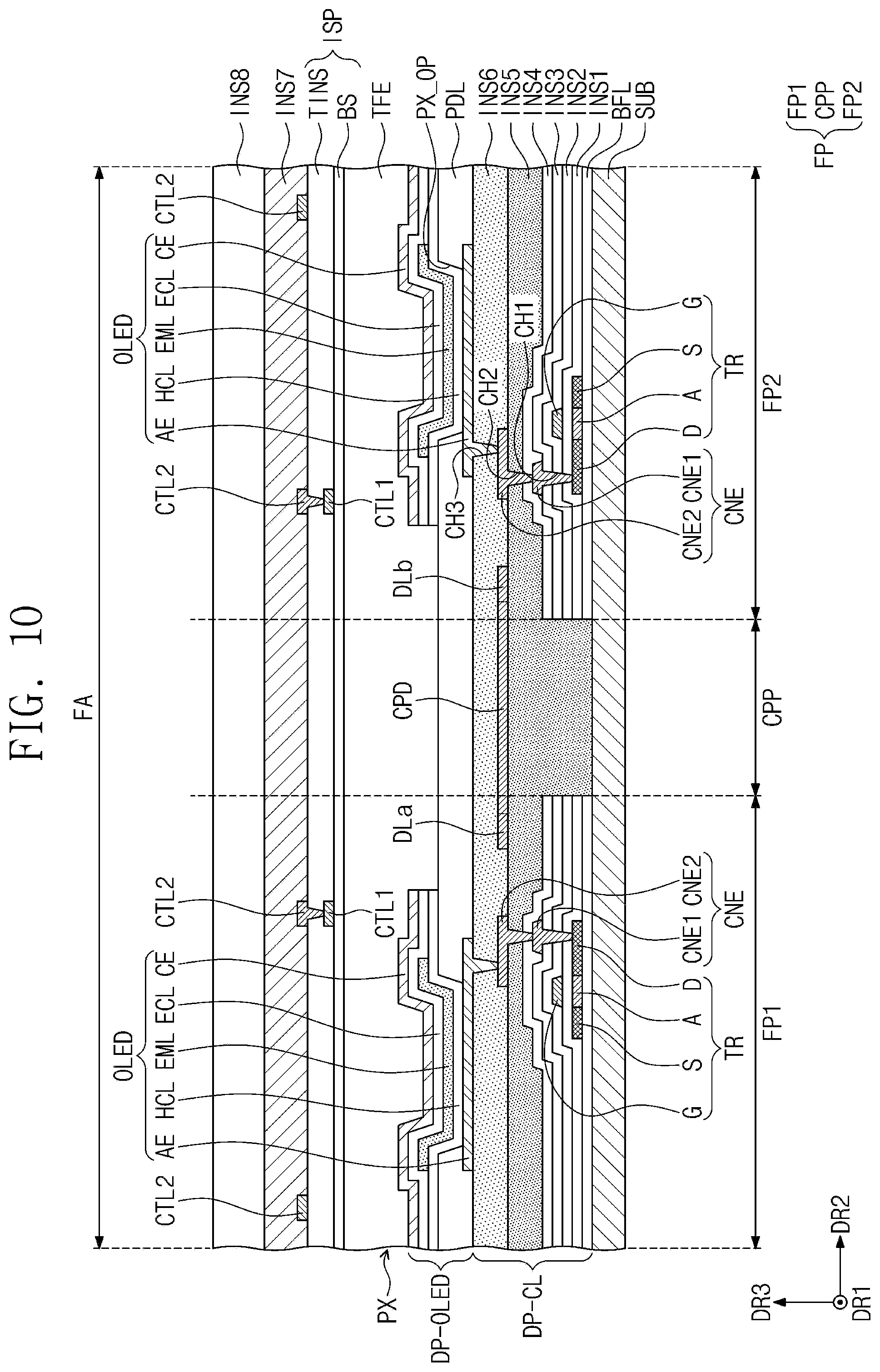 Patent US12610697 Figure 8 – Display device
