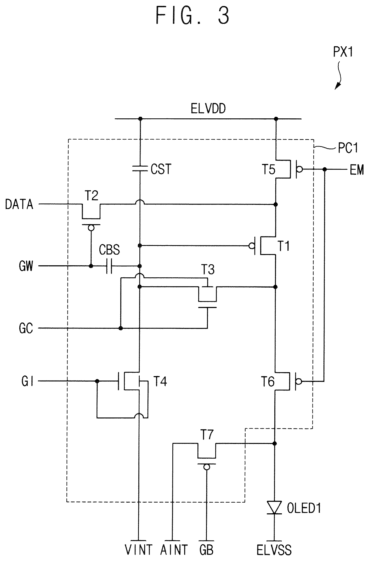 Patent US12610700 Figure 3 – Display device including lower pattern