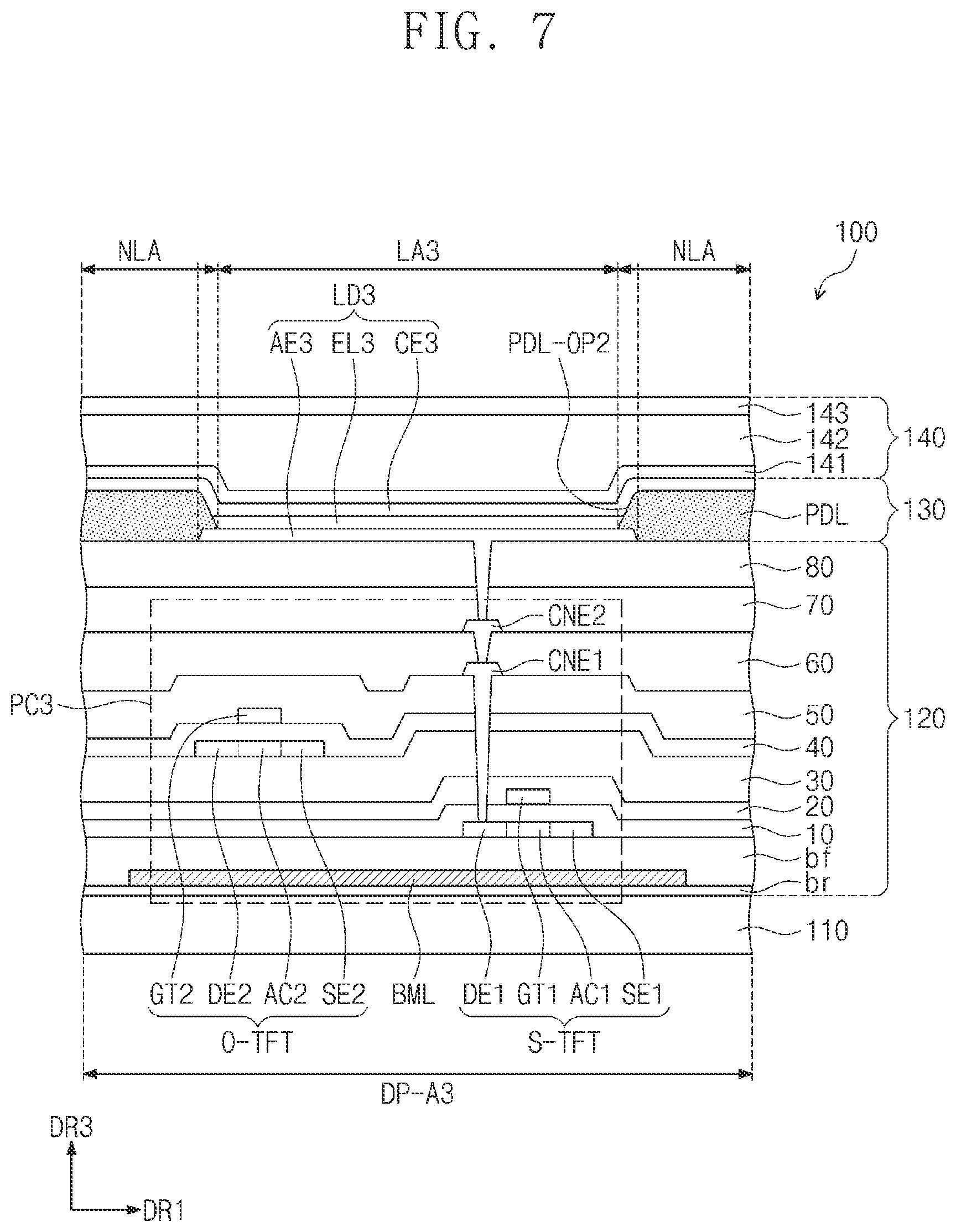 Patent US12610703 Figure 6 – Display panel and electronic device including the same