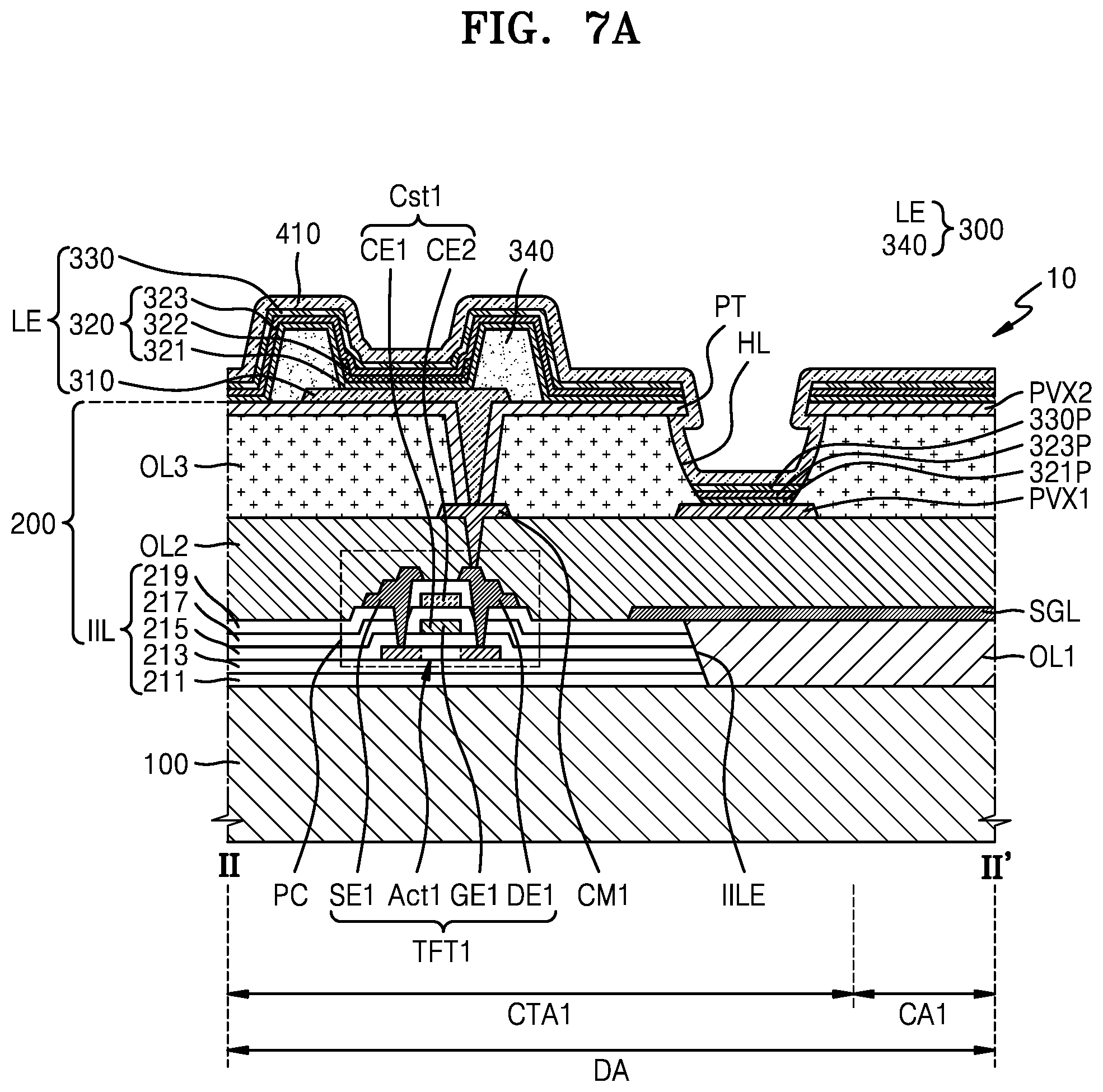 Patent US12610704 Figure 8 – Display apparatus and method of manufacturing the same