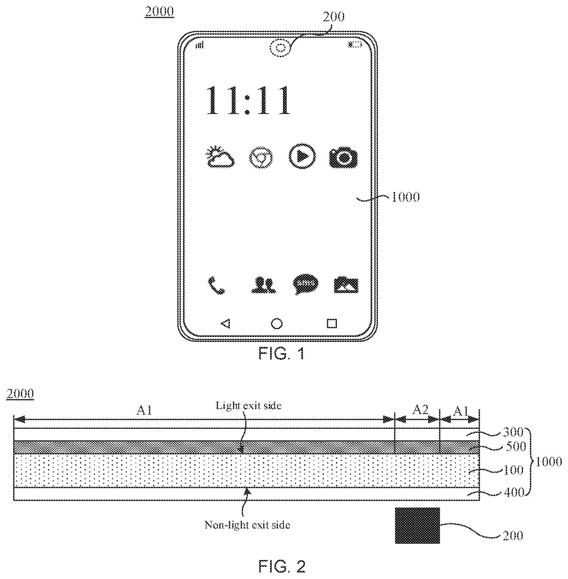 Patent US12610705 Figure 1 – Display panel, display module and display apparatus