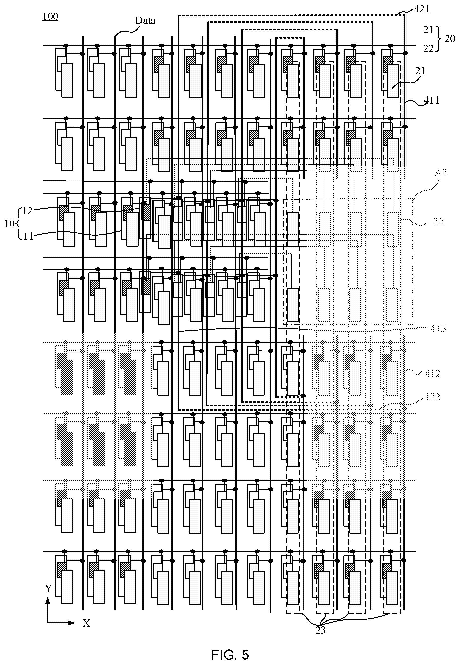 Patent US12610705 Figure 5 – Display panel, display module and display apparatus