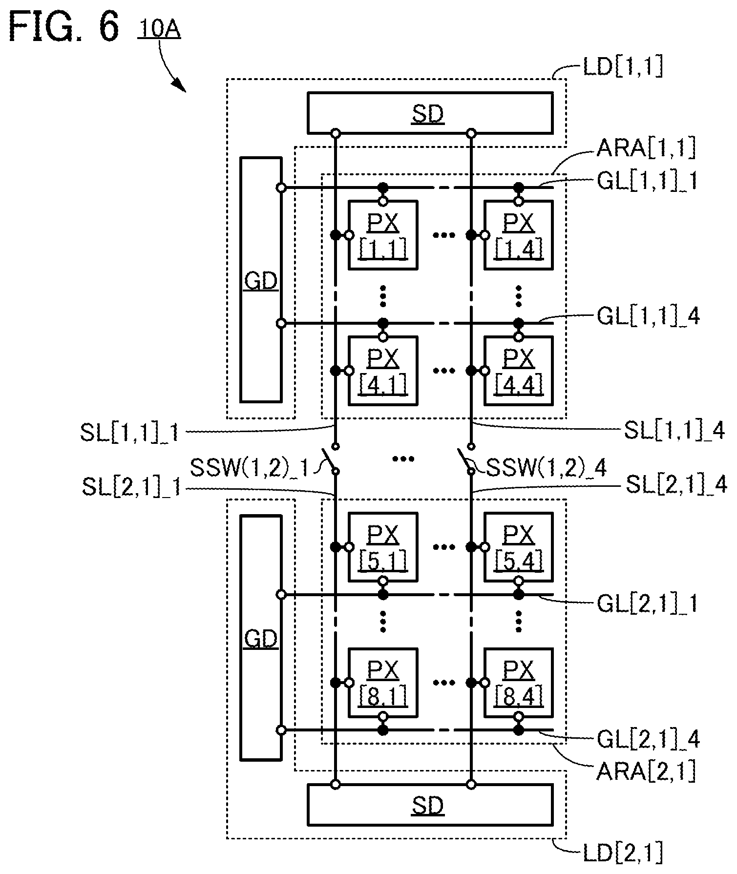 Patent US12610707 Figure 6 – Display apparatus, electronic device, and method of manufacturing semiconductor device