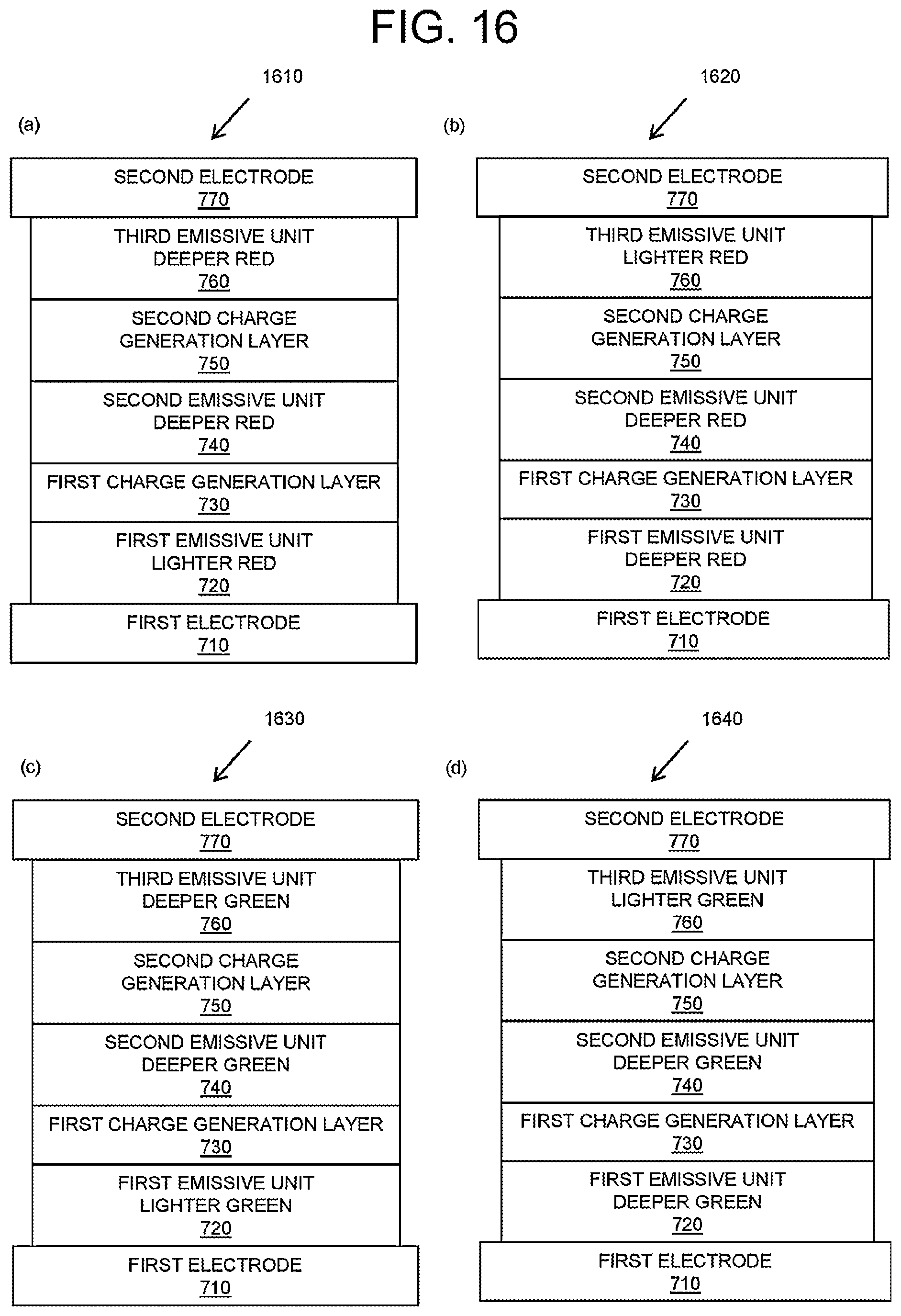 Patent US12610708 Figure 17 – Light emitting device architectures