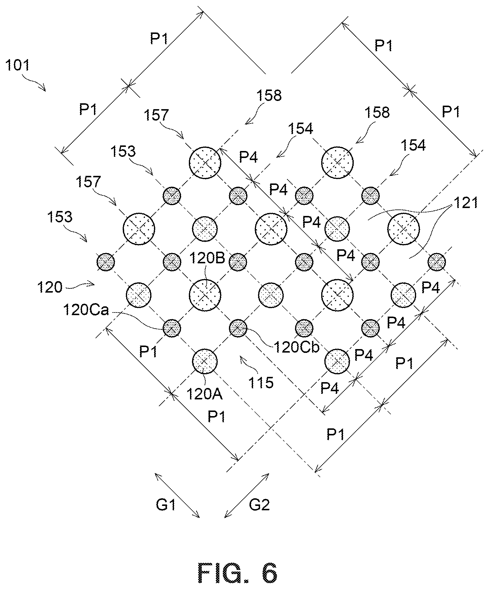 Patent US12610711 Figure 5 – Organic device and mask group