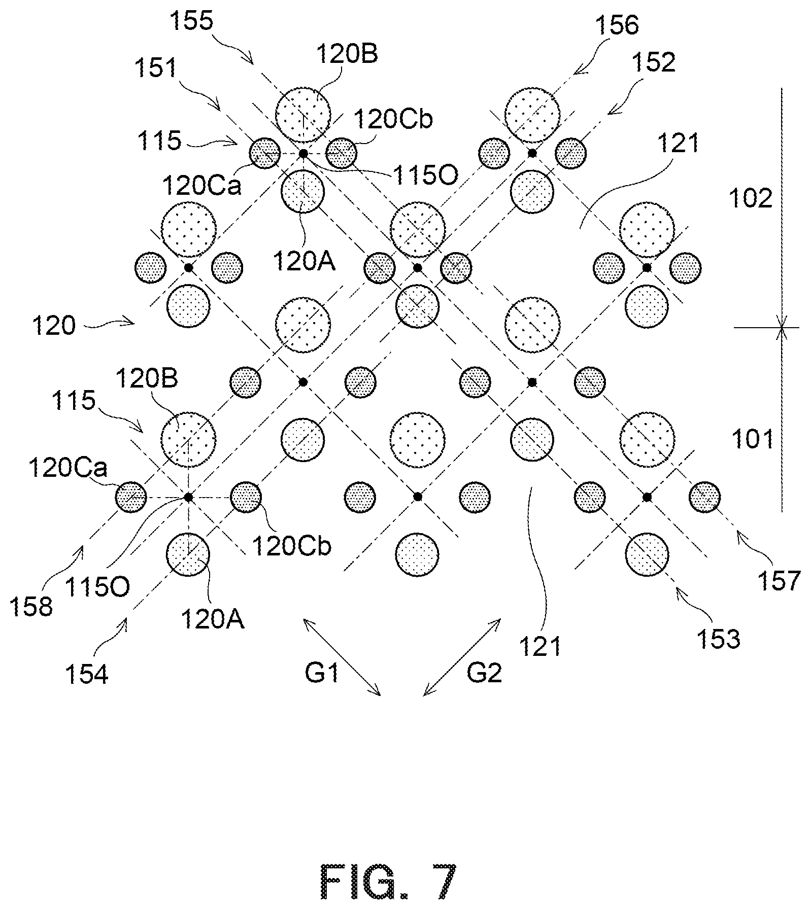Patent US12610711 Figure 6 – Organic device and mask group