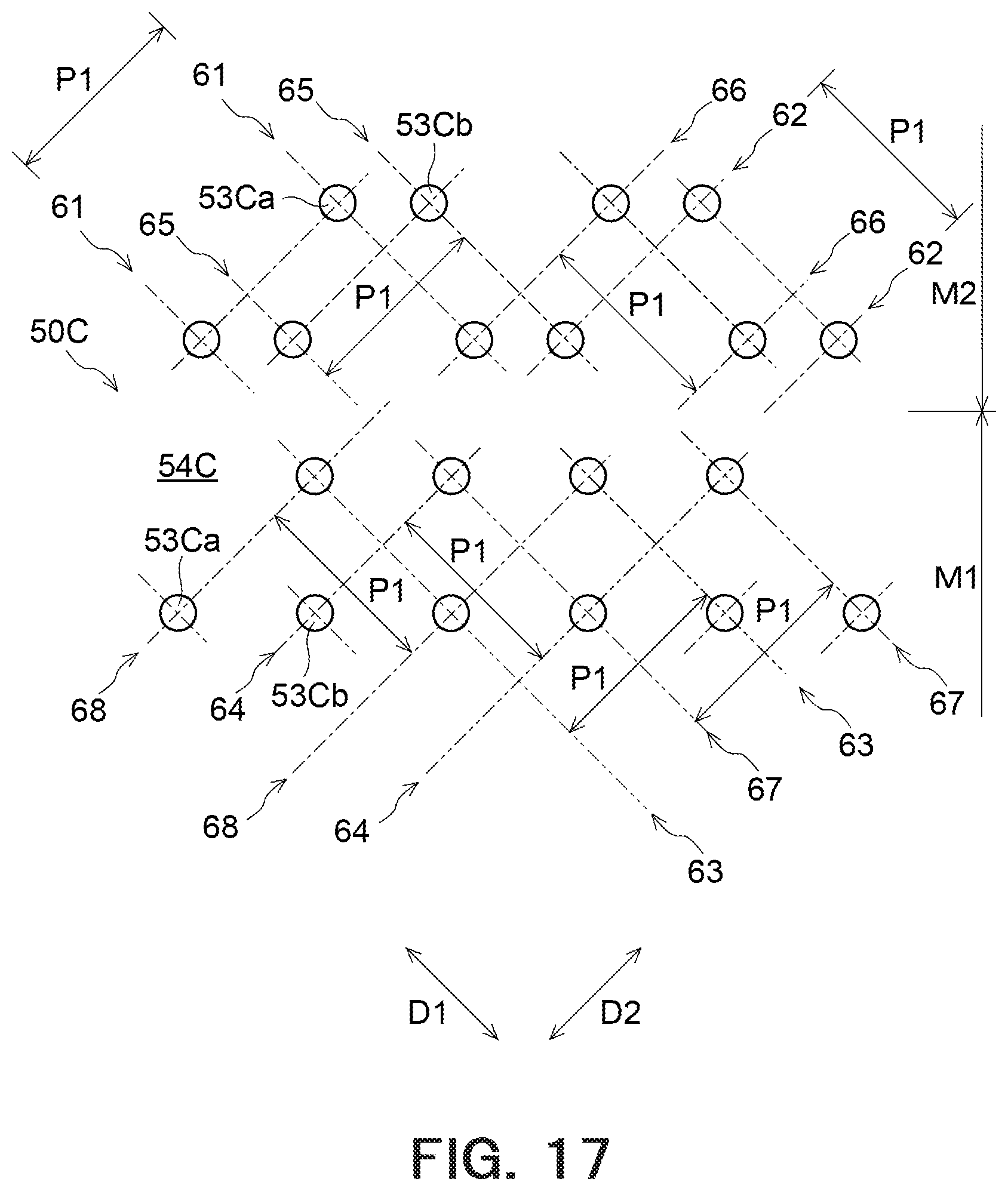 Patent US12610711 Figure 14 – Organic device and mask group