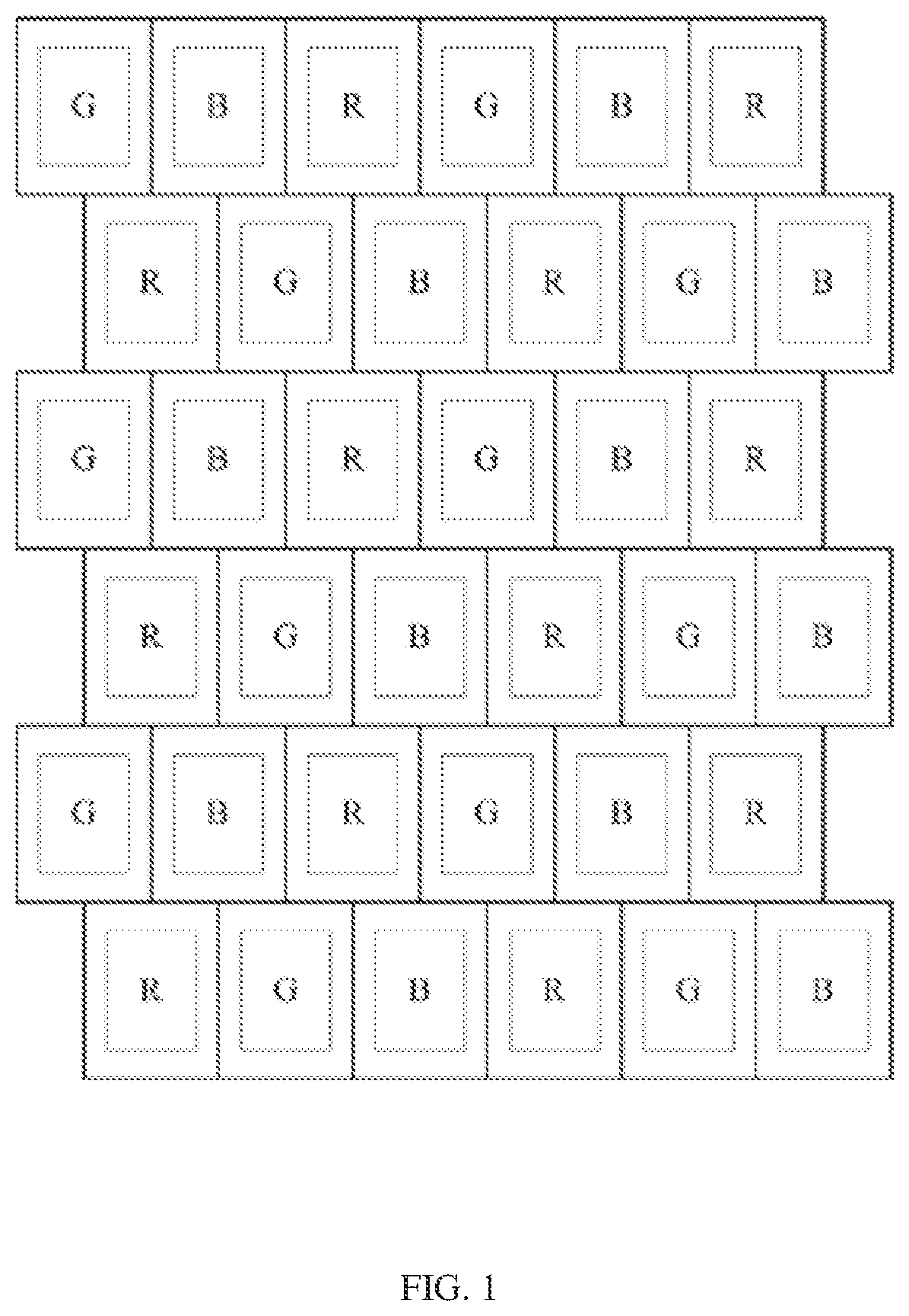 Patent US12610712 — Pixel arrangement structures, display panels, and display devices — Figure 1