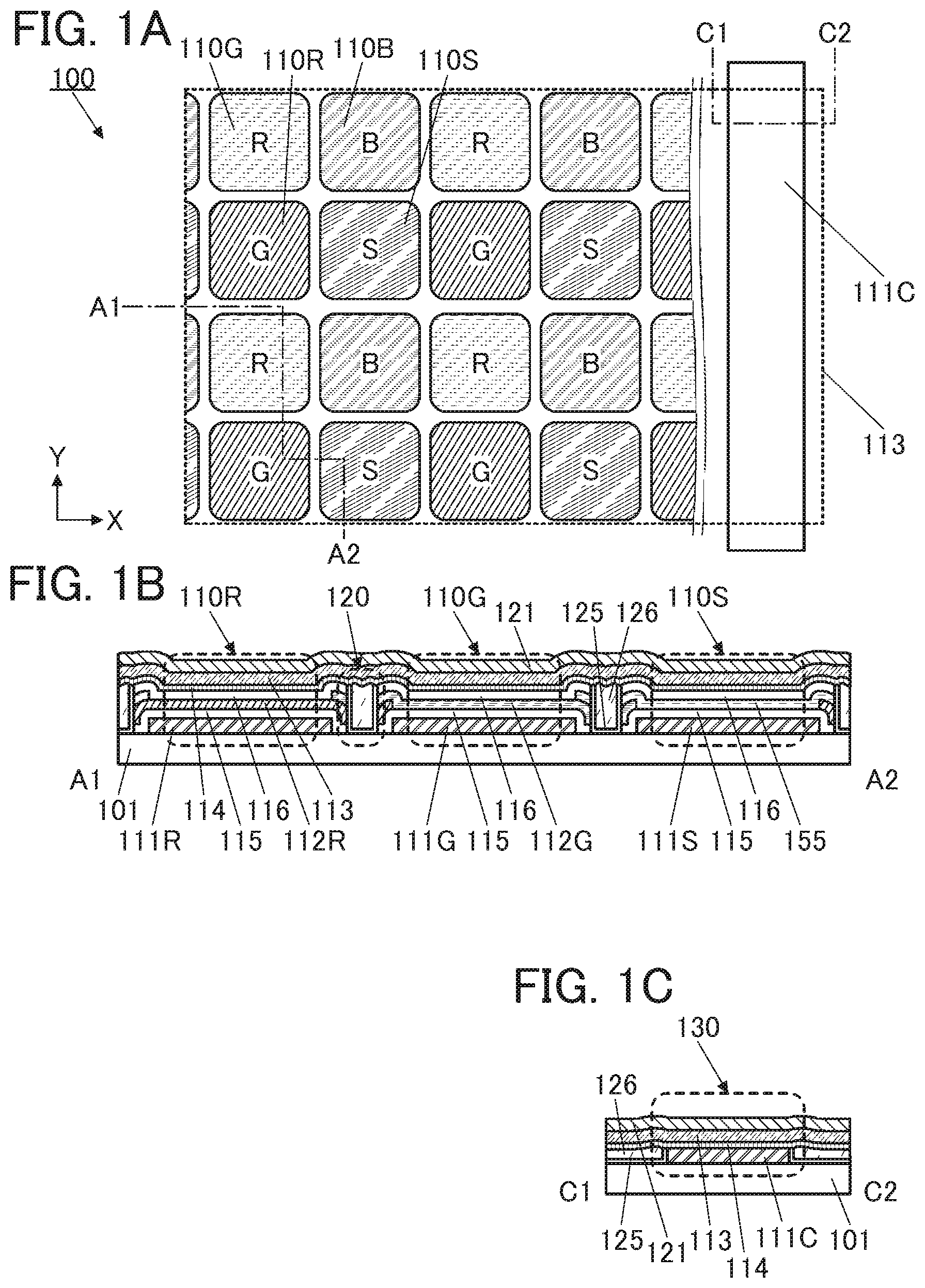 Patent US12610713 Figure 1 – Display apparatus and method for manufacturing display apparatus