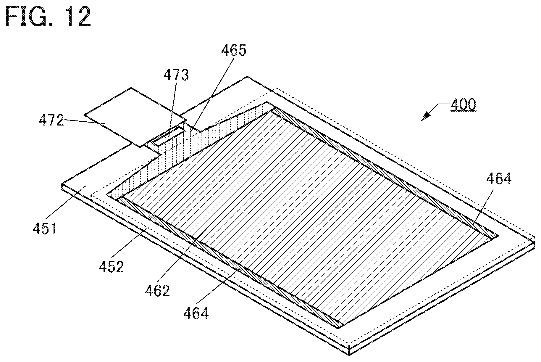 Patent US12610713 Figure 12 – Display apparatus and method for manufacturing display apparatus