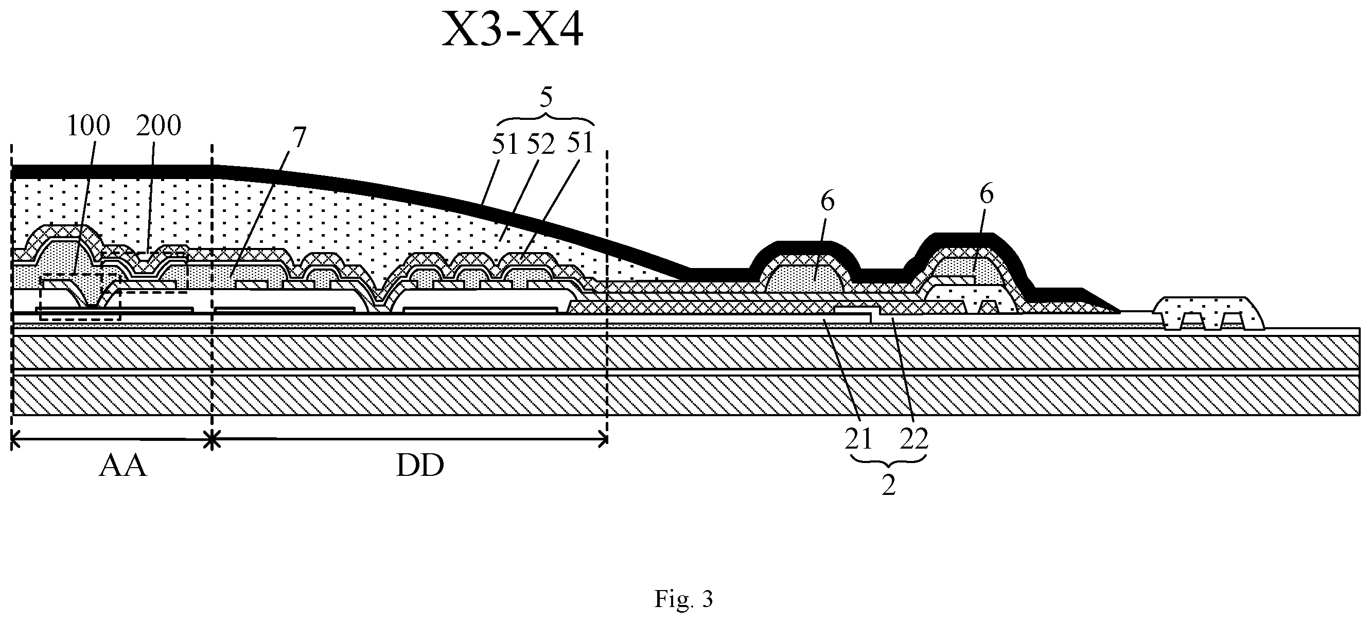 Patent US12610717 Figure 3 – Display substrate and preparation method therefor, and display panel