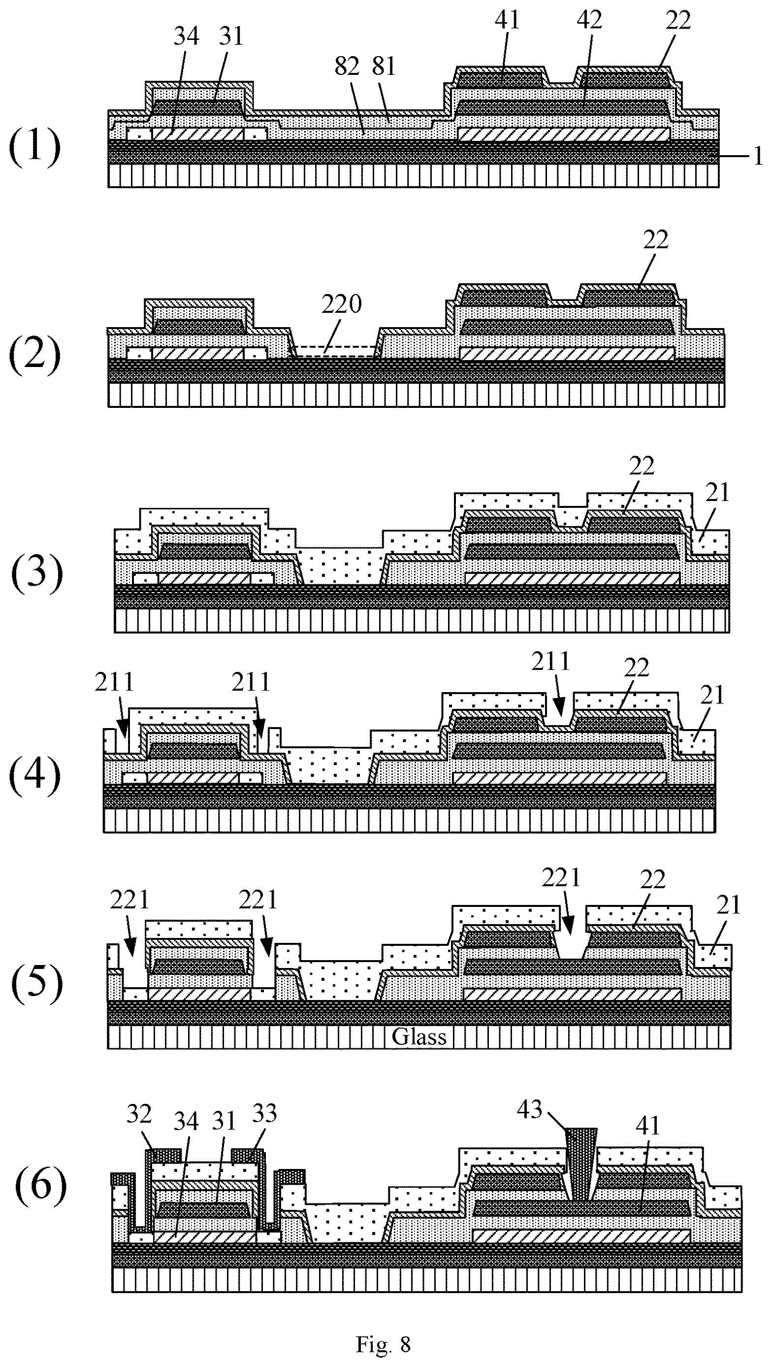 Patent US12610717 Figure 8 – Display substrate and preparation method therefor, and display panel