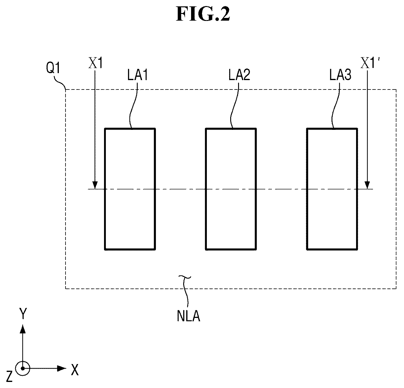 Patent US12610719 Figure 2 – Display device having encapsulation layer overlaying color filter and multiple dams