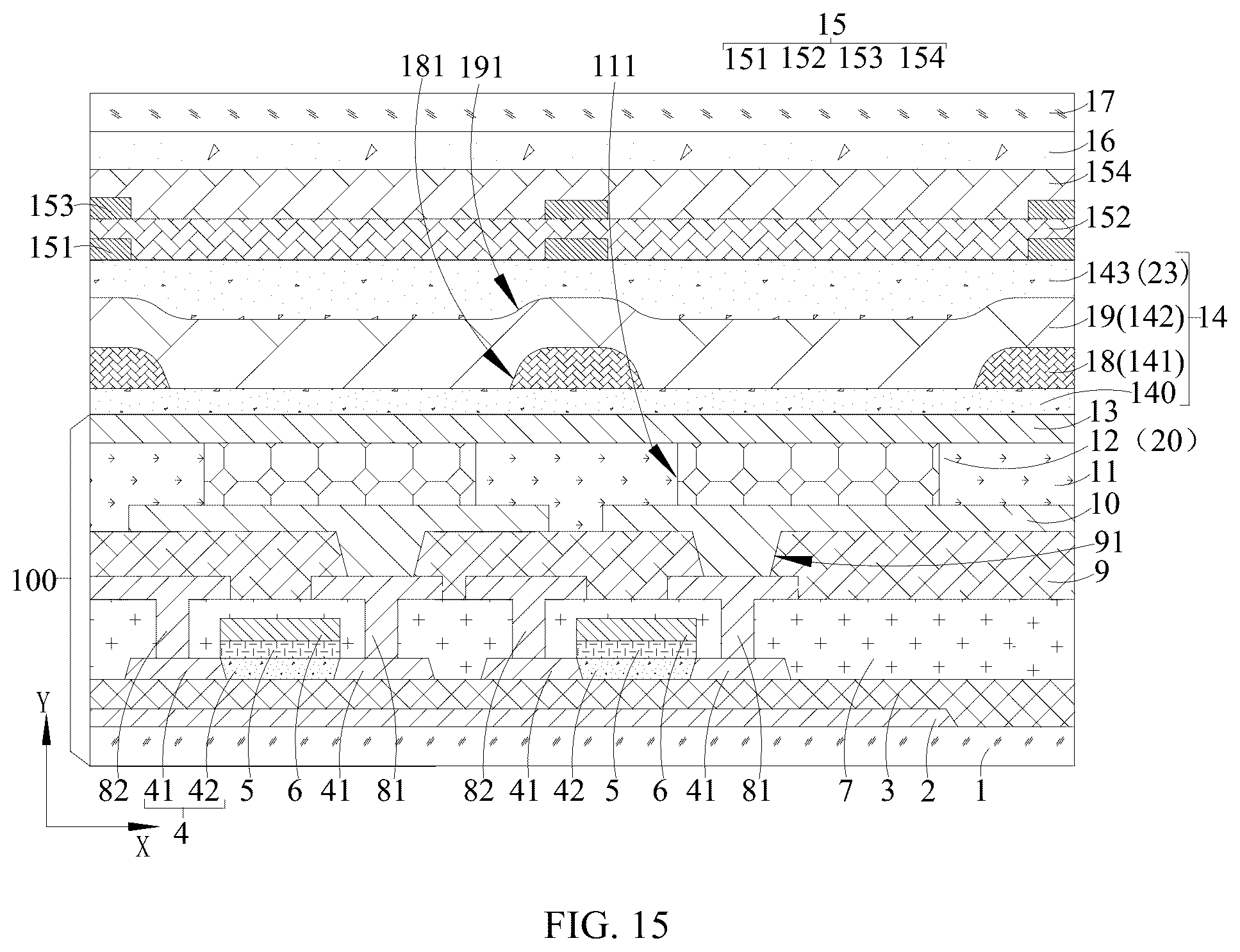 Patent US12610721 Figure 8 – Display panel and display device
