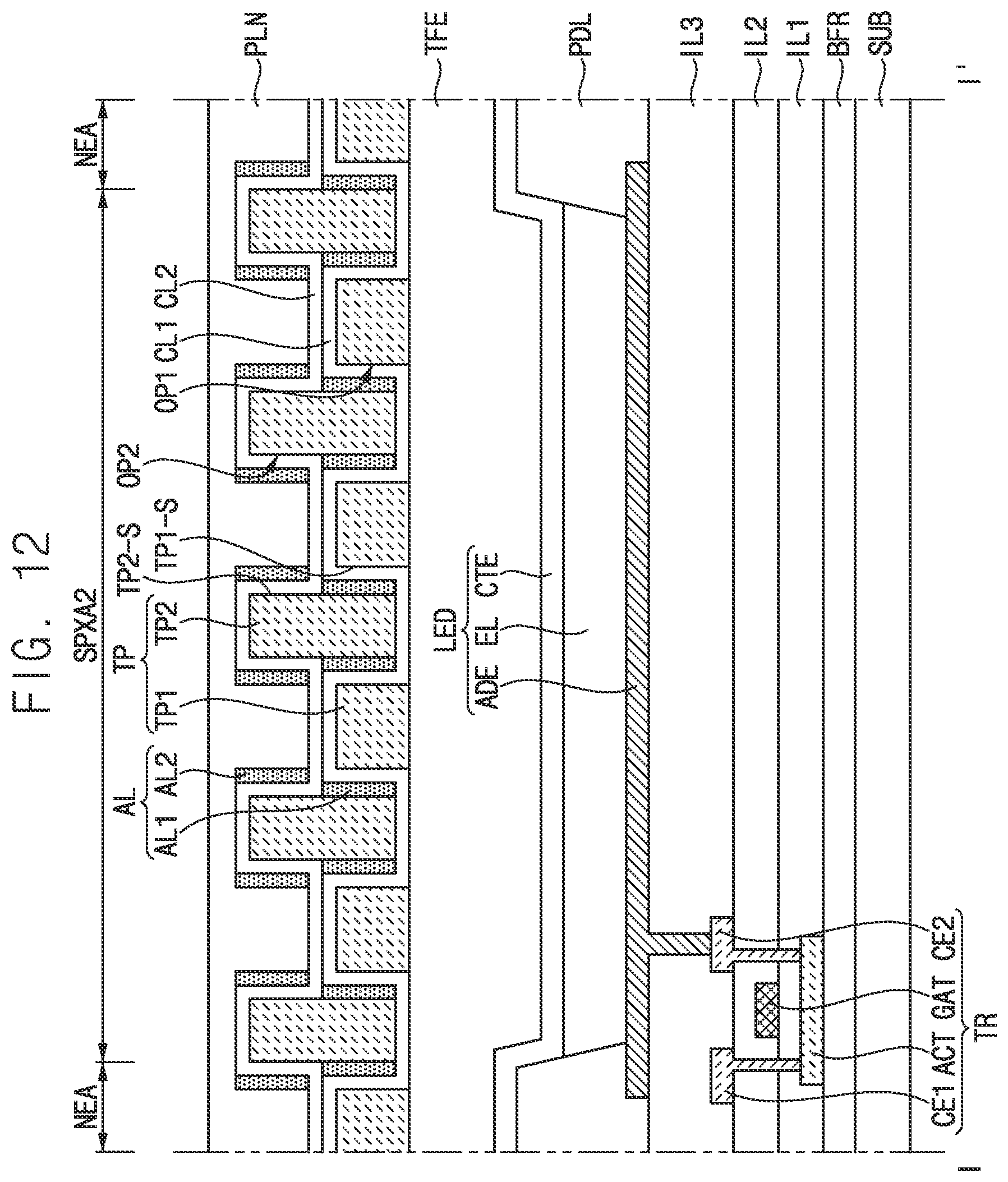 Patent US12610724 Figure 12 – Display device