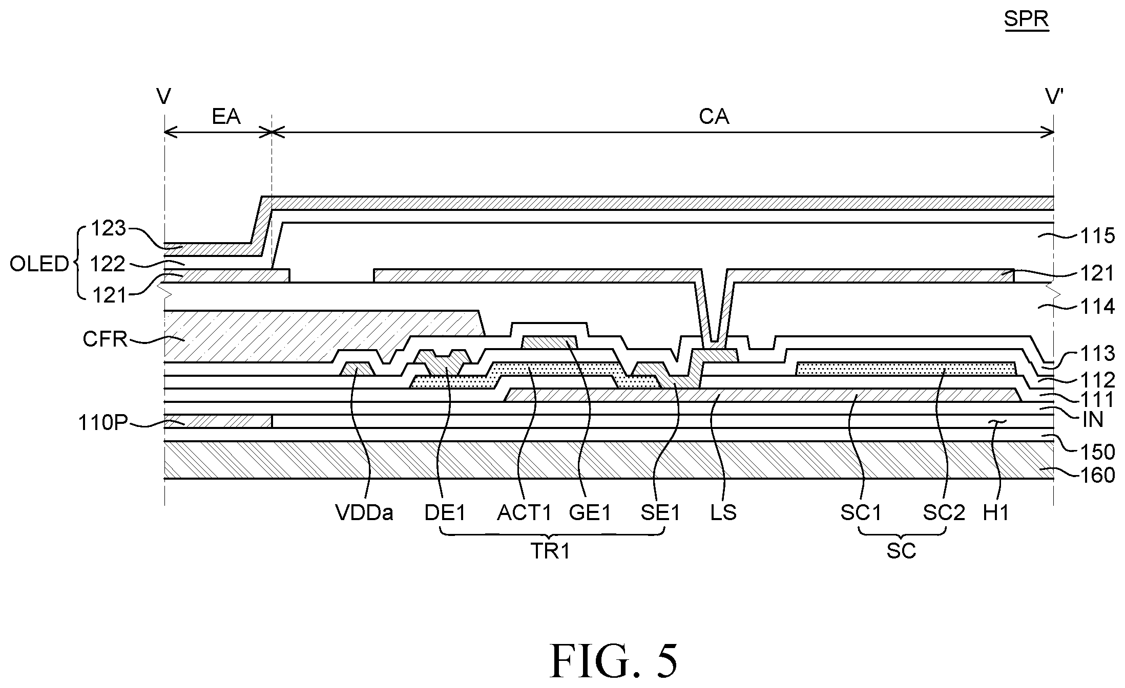 Patent US12610729 Figure 6 – Display device