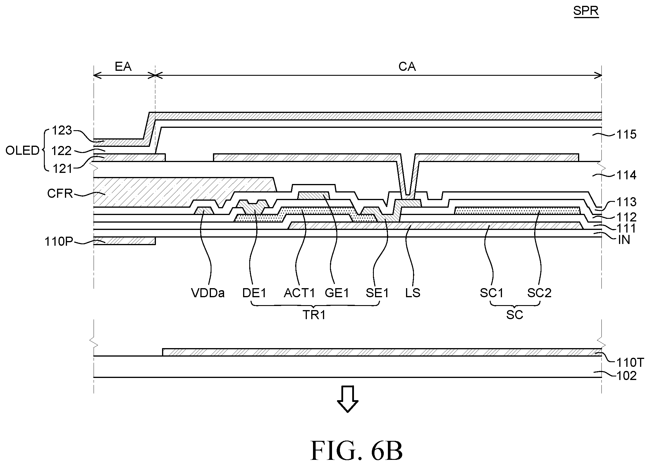 Patent US12610729 Figure 8 – Display device