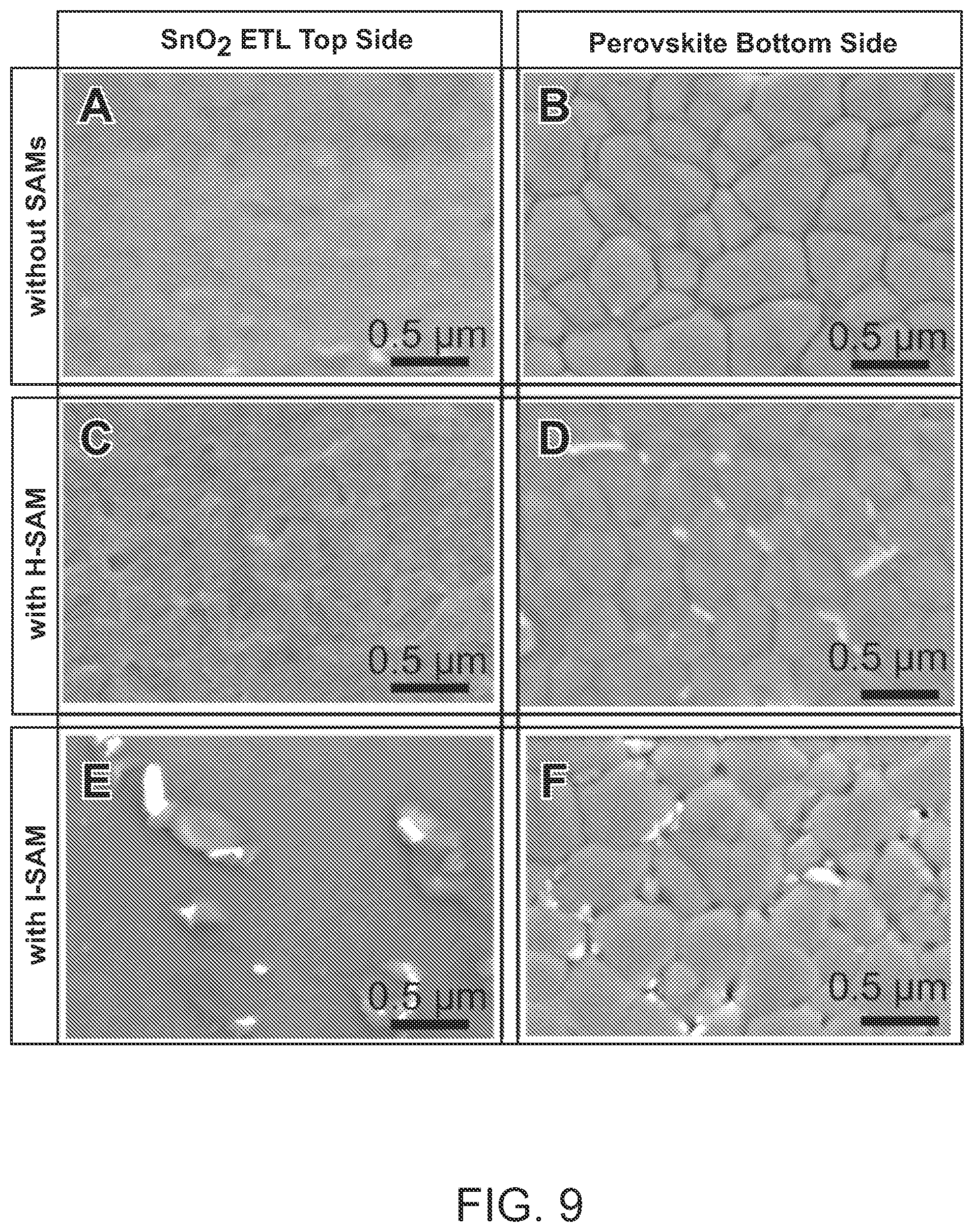Patent US12610733 Figure 9 – Perovskite solar cells with self assembled monolayers