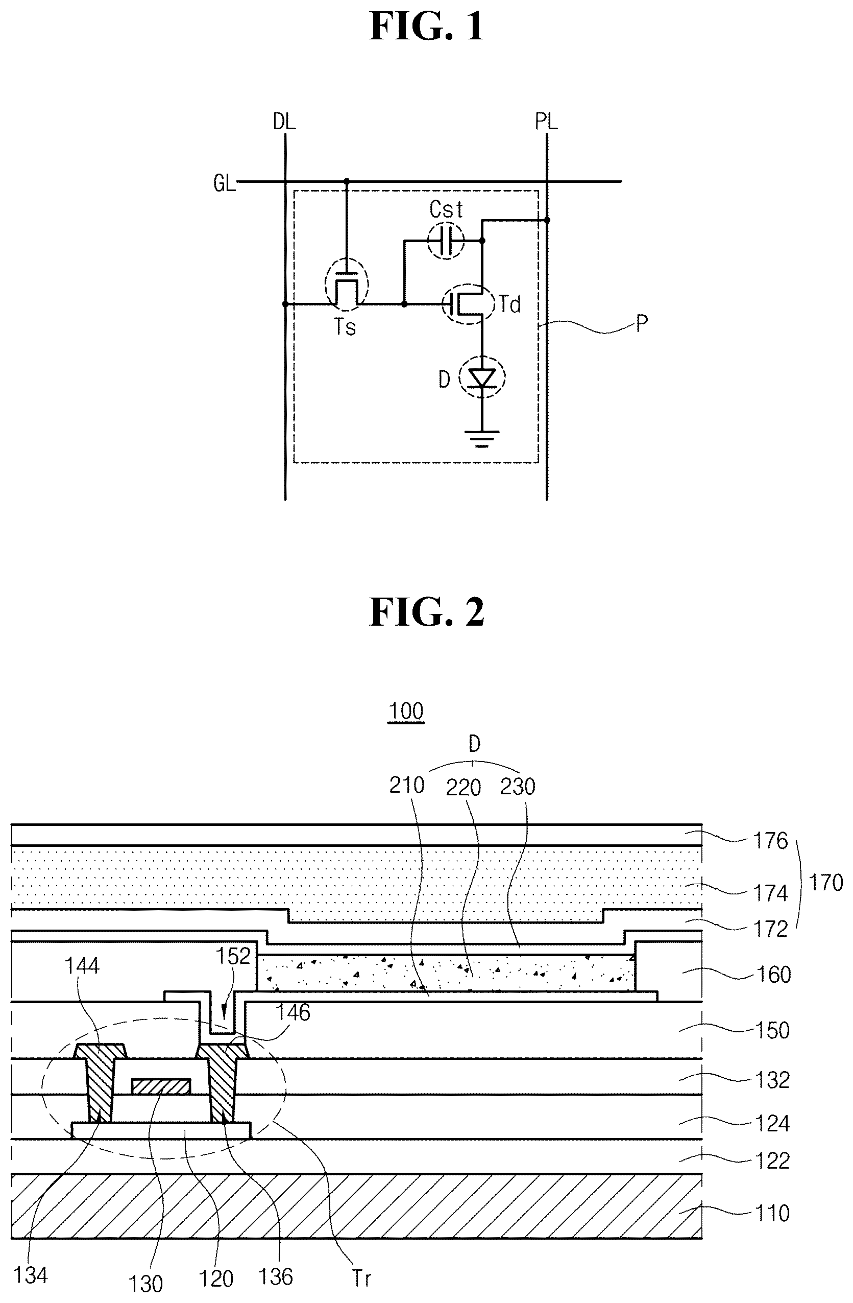 Patent US12610739 Figure 1 – Organic light emitting diode and organic light emitting device including the same