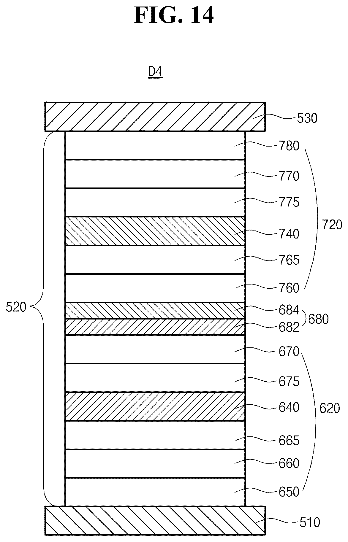 Patent US12610739 Figure 13 – Organic light emitting diode and organic light emitting device including the same