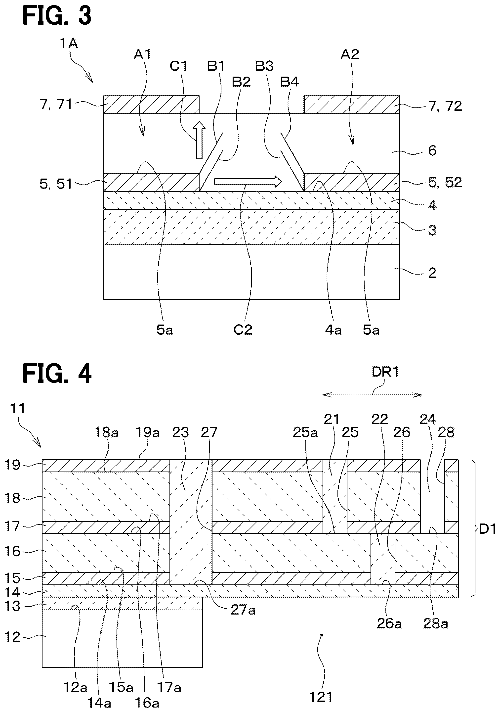 Patent US12610745 Figure 4 – Piezoelectric device with insulating portion provided inside trench