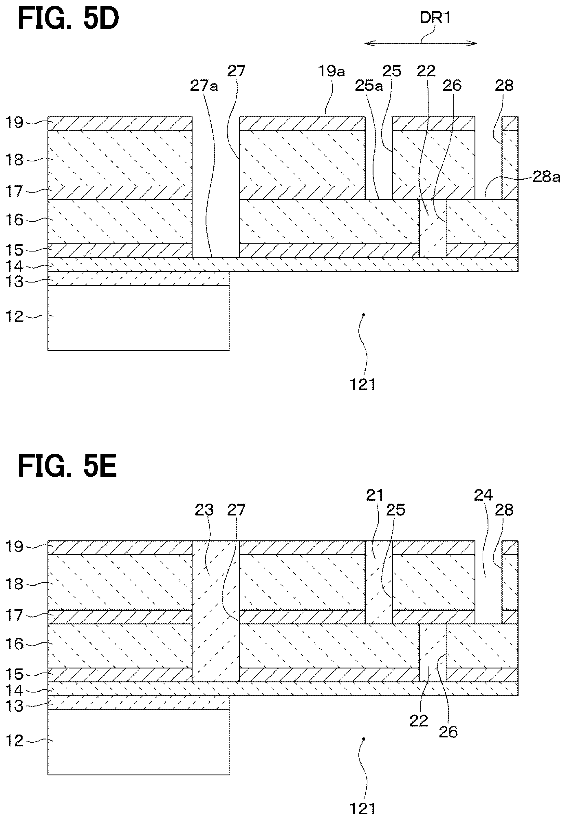 Patent US12610745 Figure 6 – Piezoelectric device with insulating portion provided inside trench