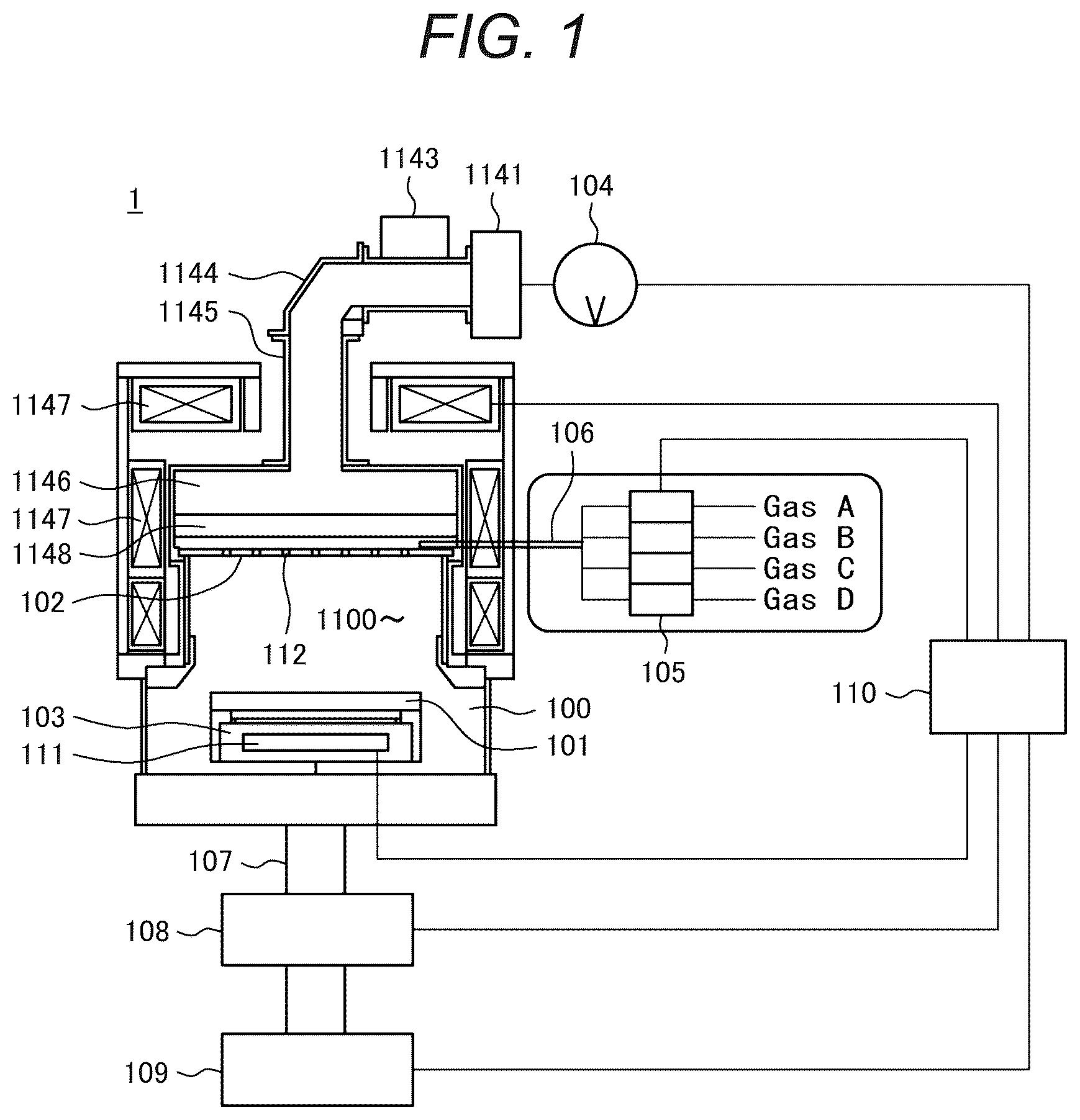 Patent US12610757 — Film formation method and plasma processing method — Figure 1