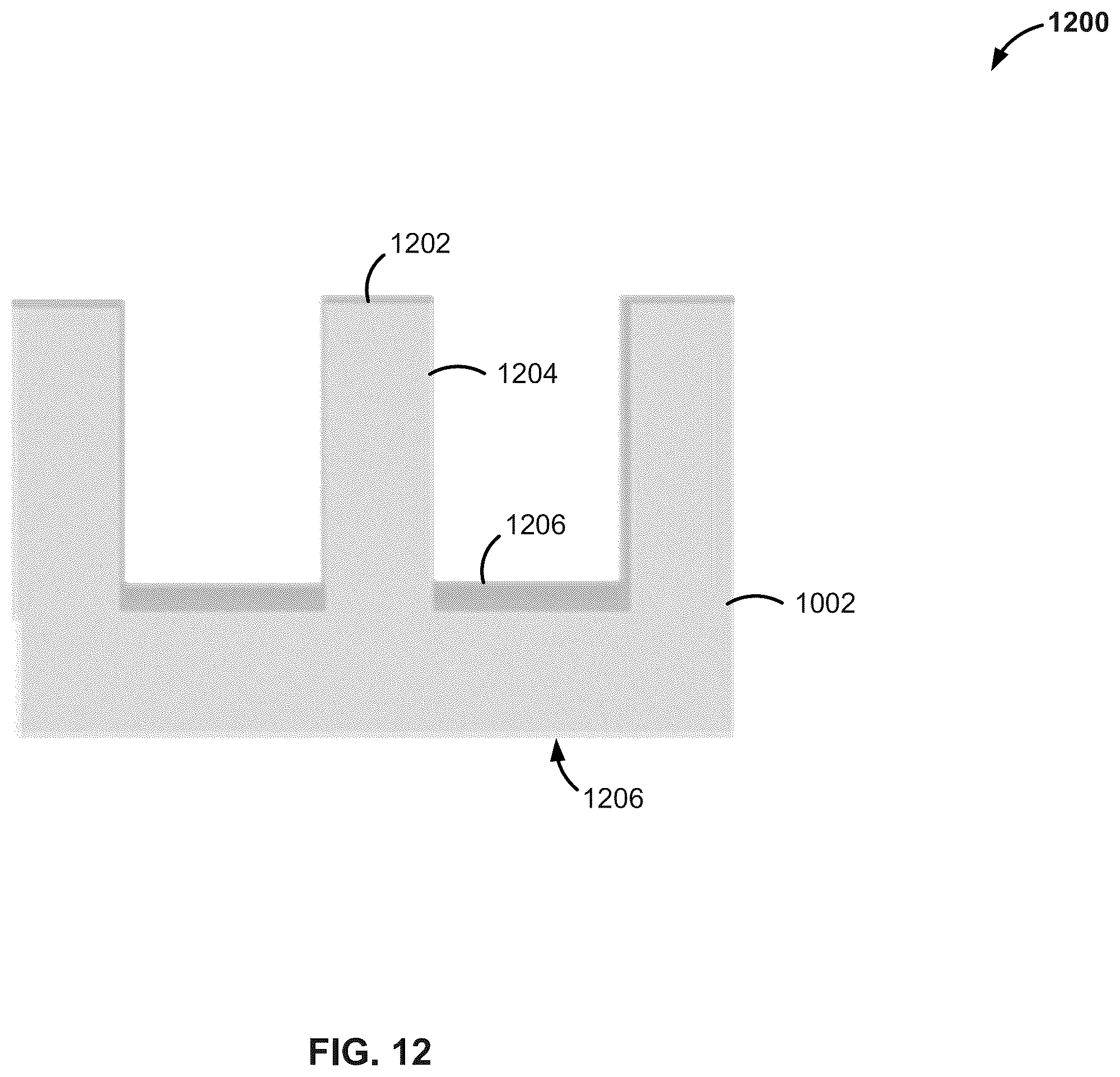 Patent US12610759 Figure 12 – Topology-selective nitride deposition method and structure formed using same