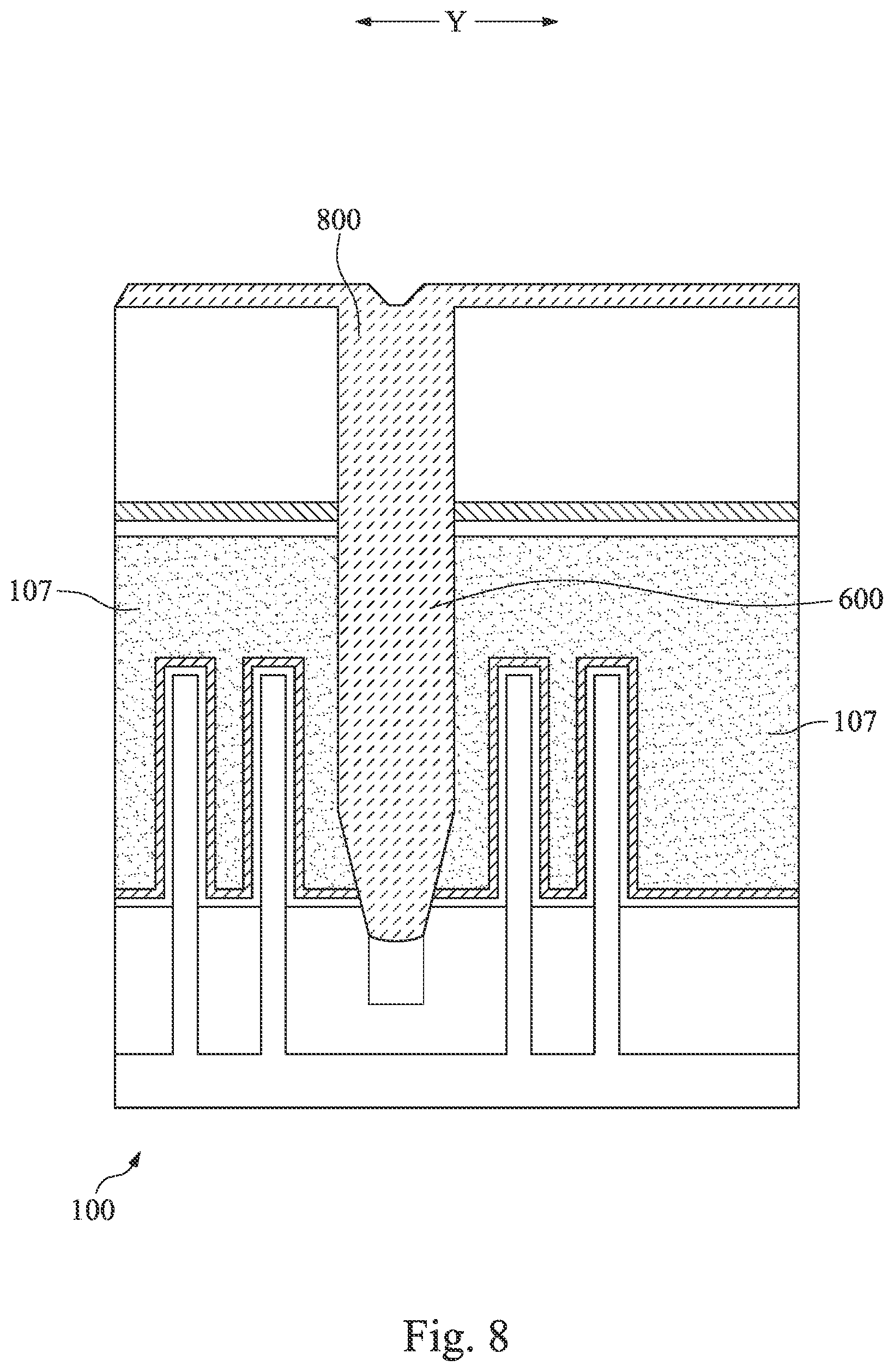 Patent US12610761 Figure 8 – Metal etching with reduced tilt angle