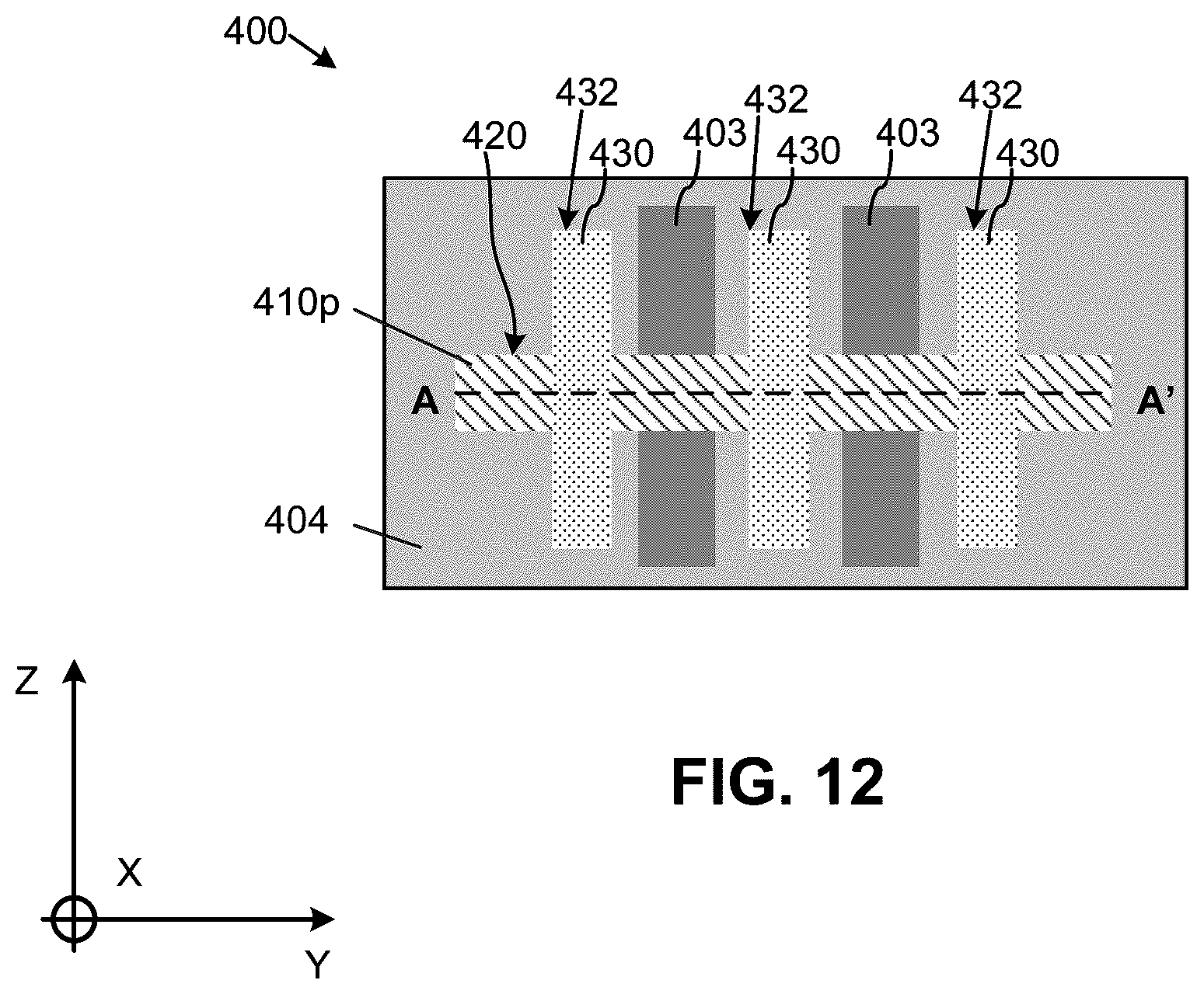 Patent US12610763 Figure 12 – Semiconductor devices and methods of manufacturing the same