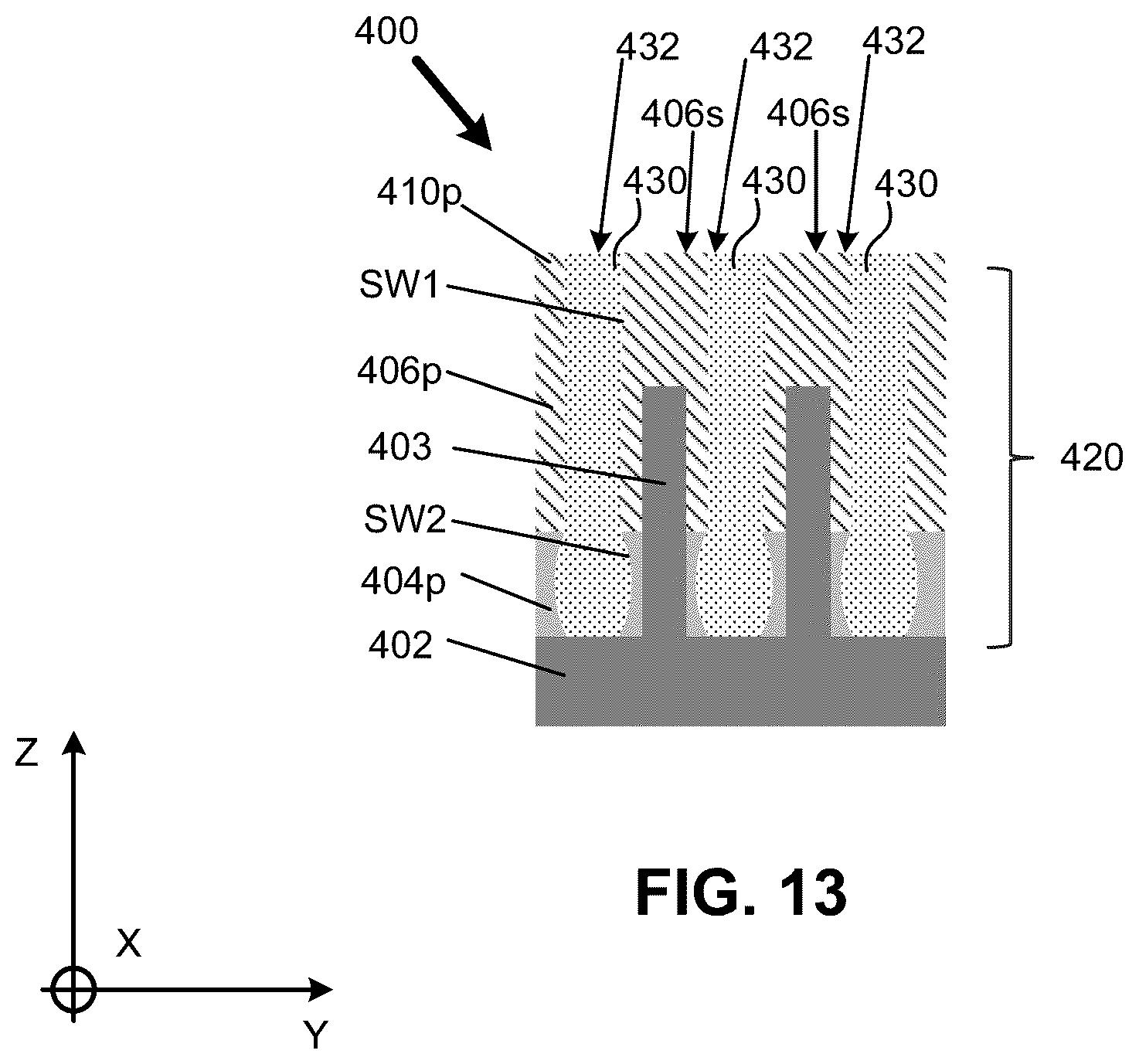 Patent US12610763 Figure 13 – Semiconductor devices and methods of manufacturing the same