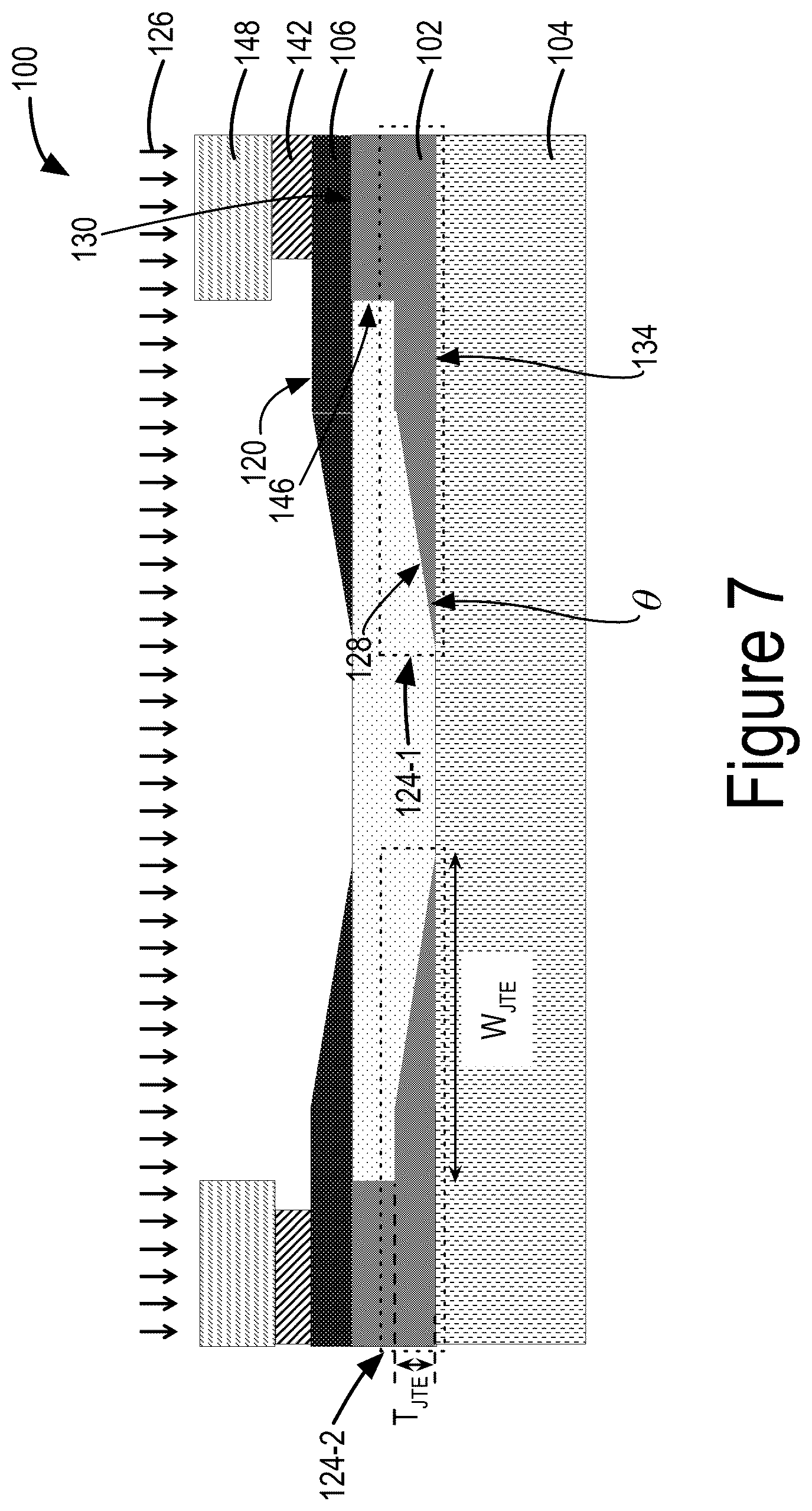 Patent US12610764 Figure 4 – Termination structures for semiconductor devices