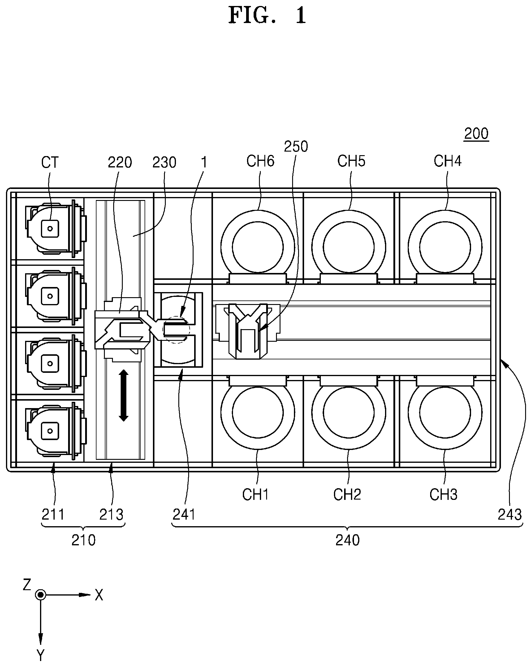 Patent US12610776 — Substrate processing apparatus, substrate processing method, and method of manufacturing semiconductor device — Figure 1