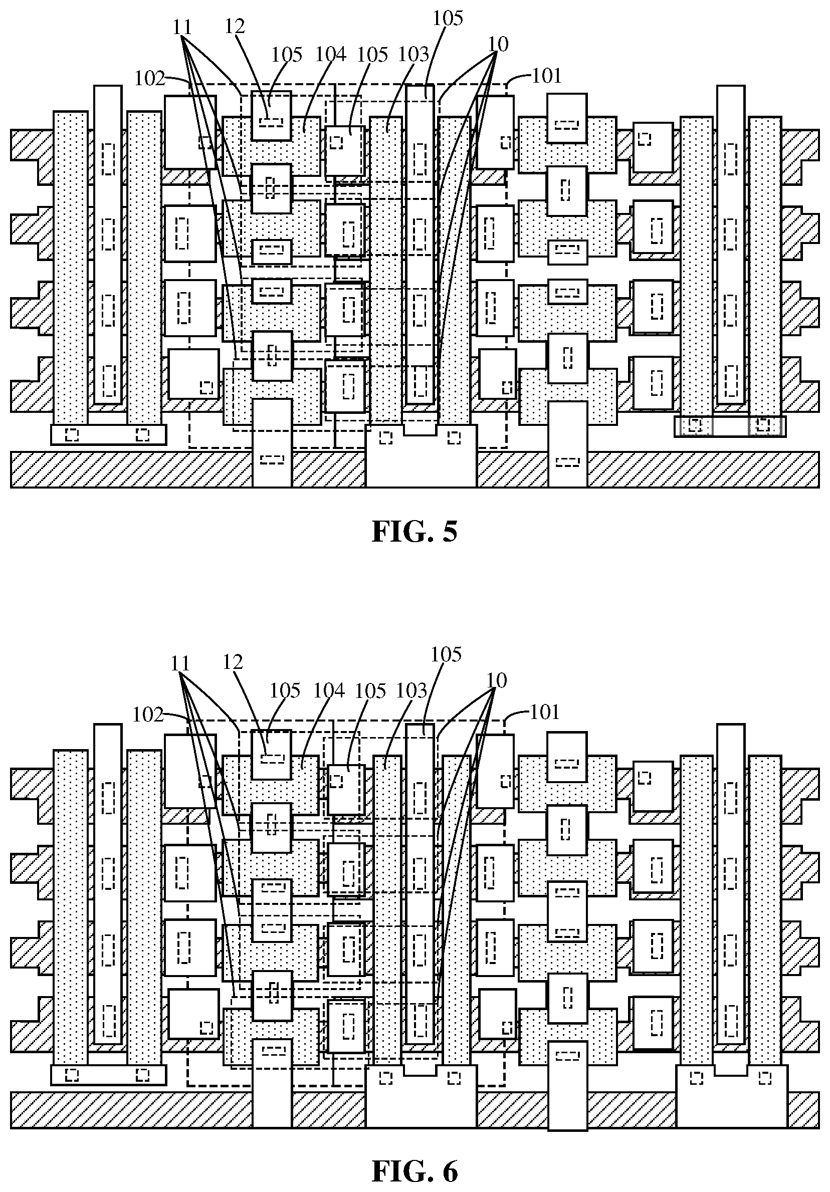 Patent US12610786 Figure 3 – Semiconductor layout structure and semiconductor test structure