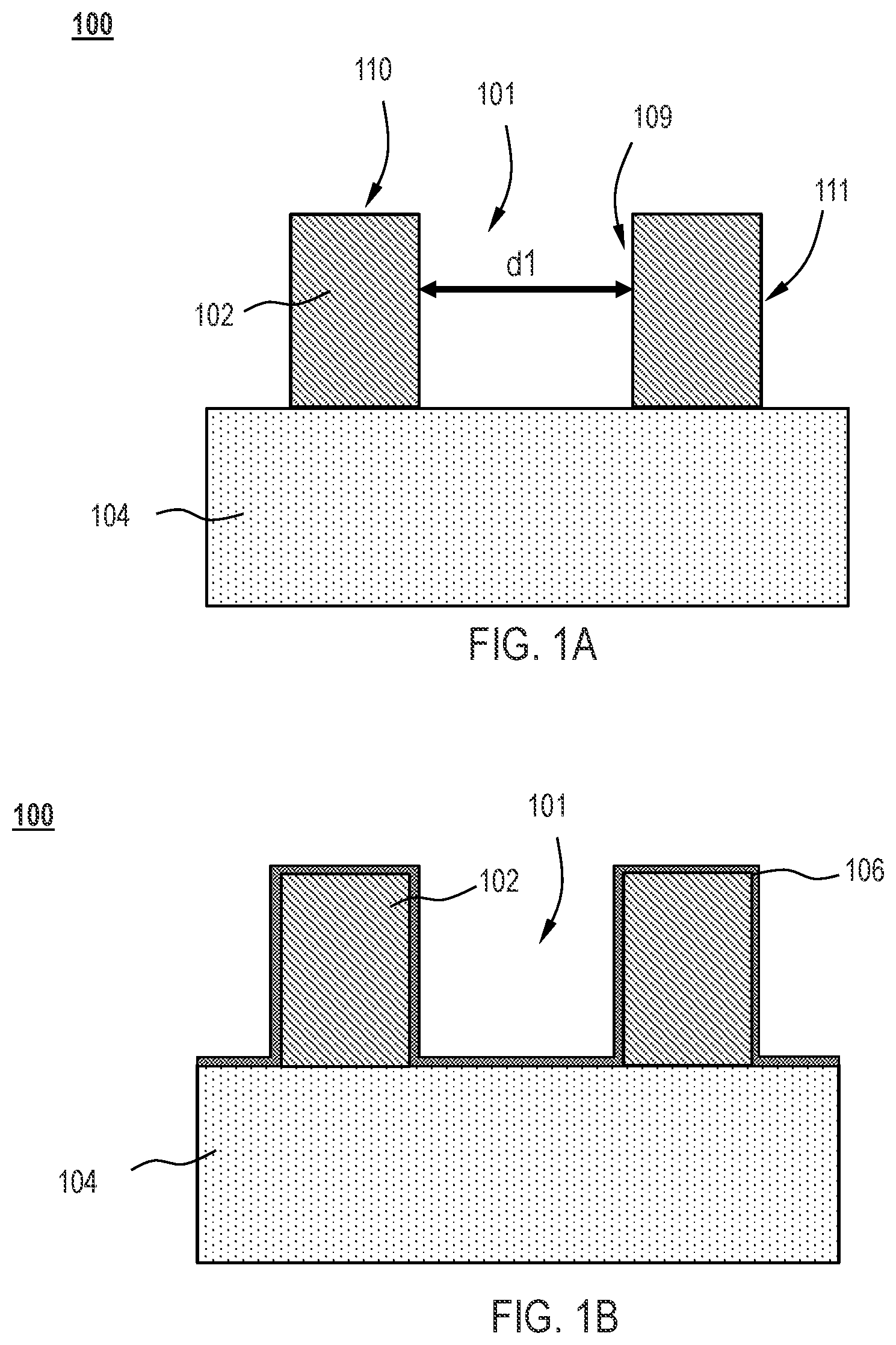 Patent US12610791 Figure 1 – Method of forming carbon-based spacer for EUV photoresist patterns
