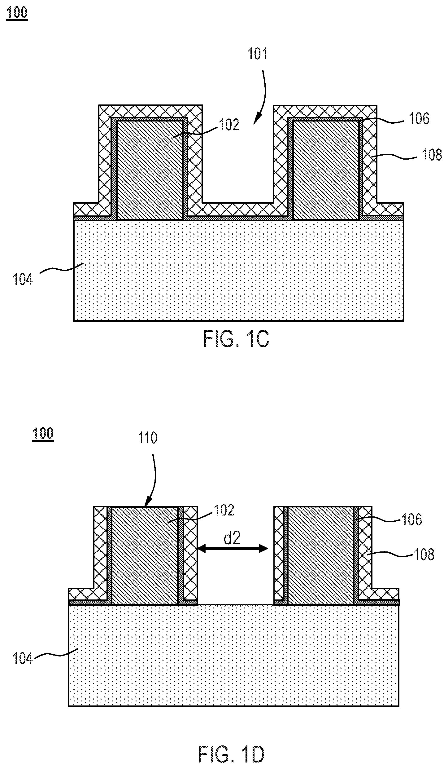 Patent US12610791 Figure 2 – Method of forming carbon-based spacer for EUV photoresist patterns