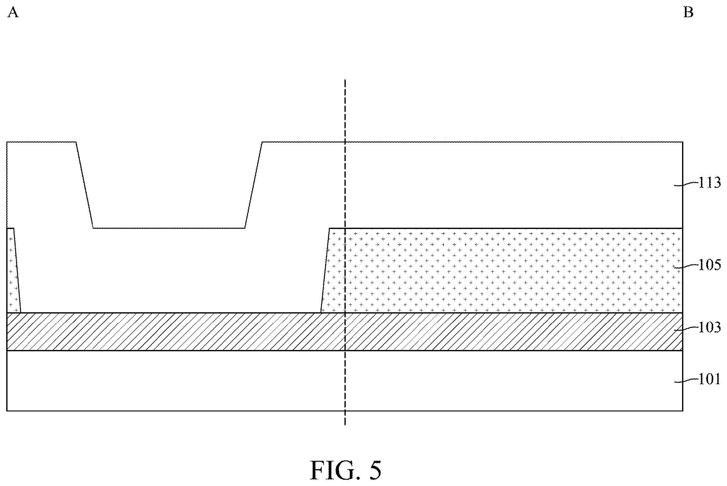 Patent US12610803 Figure 5 – Semiconductor device structure with reduced critical dimension and method for preparing the same