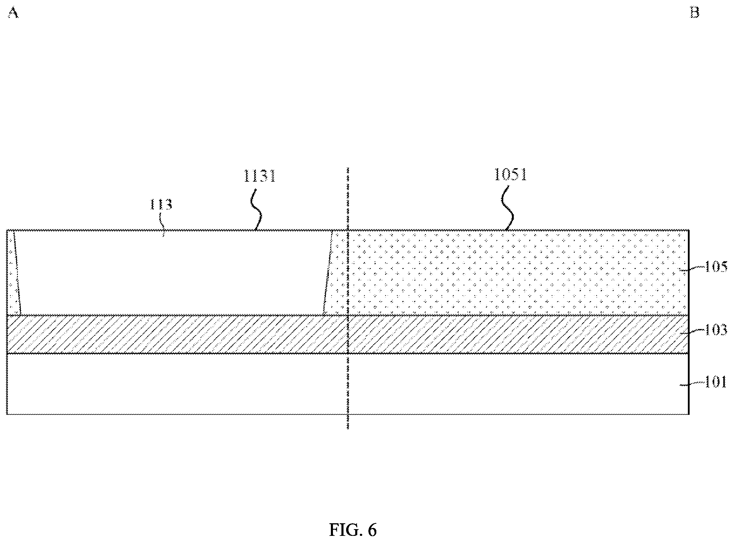 Patent US12610803 Figure 6 – Semiconductor device structure with reduced critical dimension and method for preparing the same