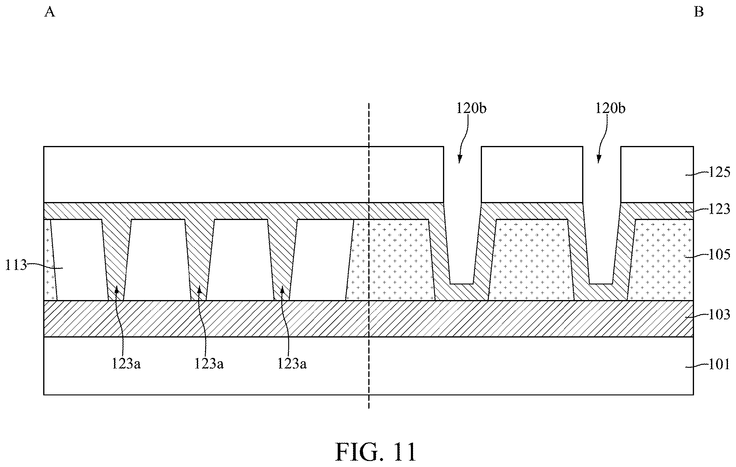 Patent US12610803 Figure 13 – Semiconductor device structure with reduced critical dimension and method for preparing the same