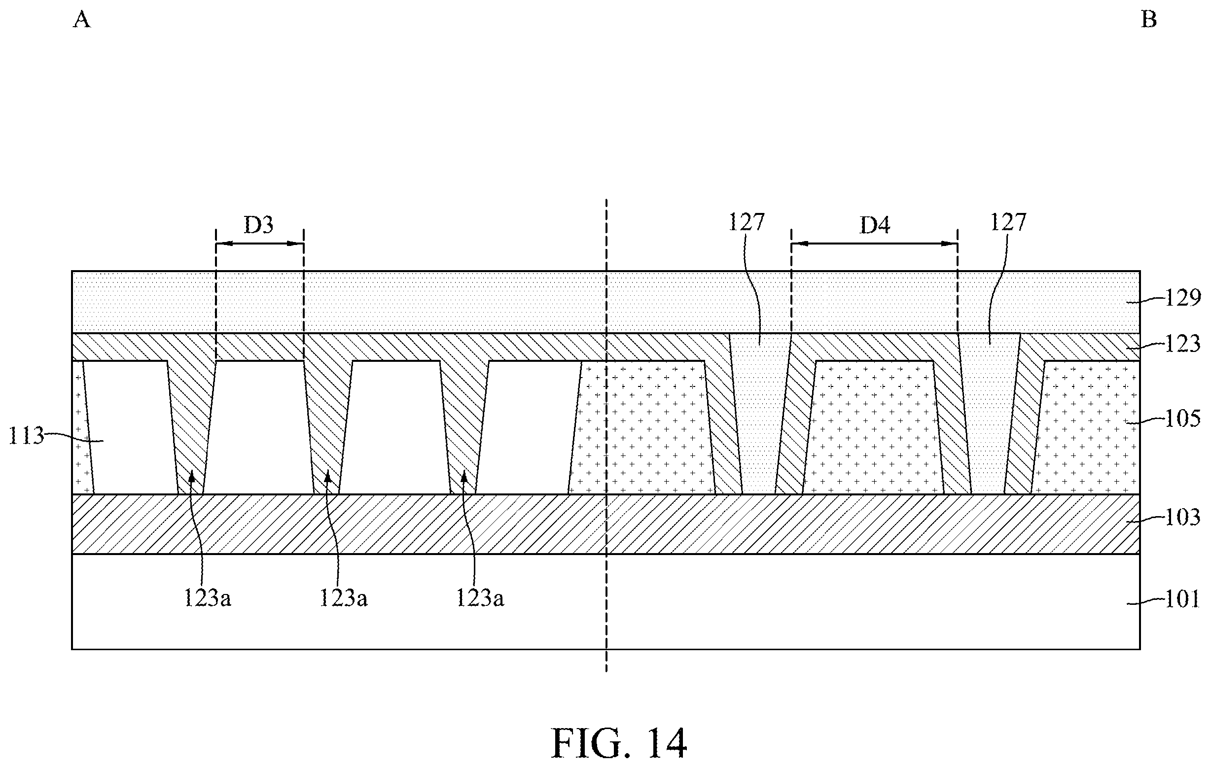 Patent US12610803 Figure 16 – Semiconductor device structure with reduced critical dimension and method for preparing the same