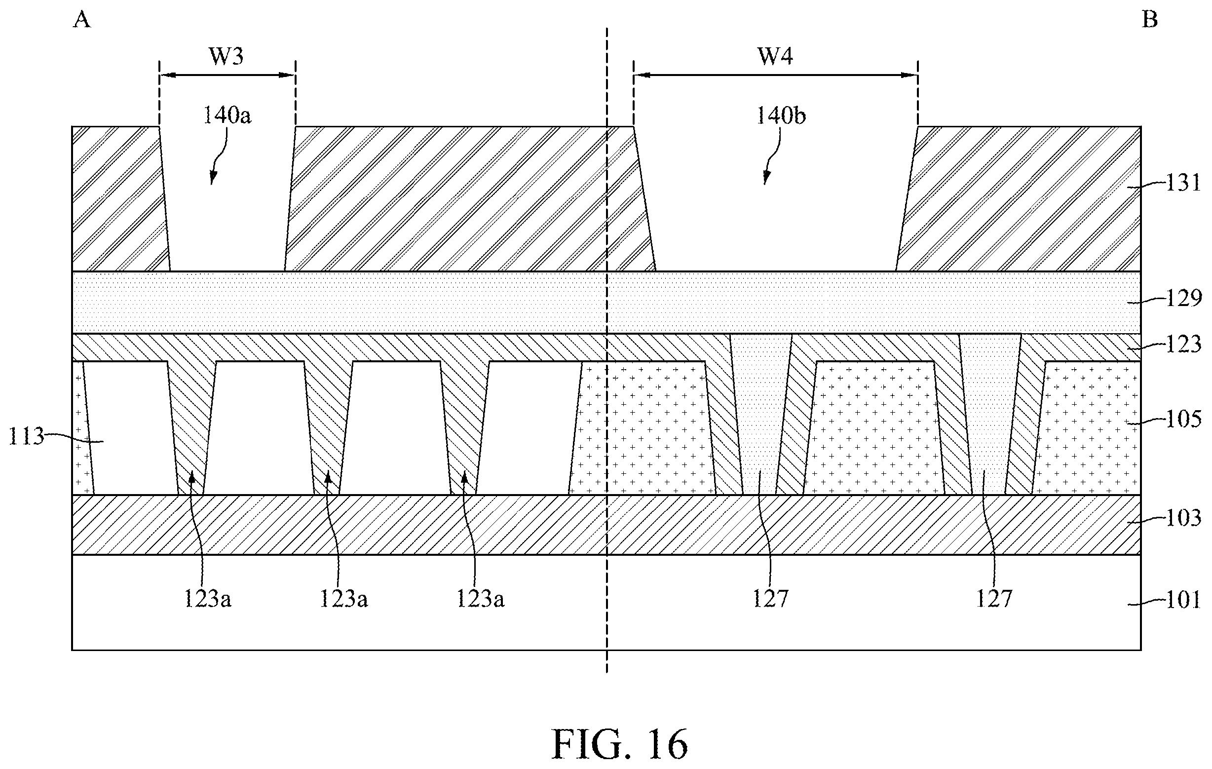 Patent US12610803 Figure 18 – Semiconductor device structure with reduced critical dimension and method for preparing the same