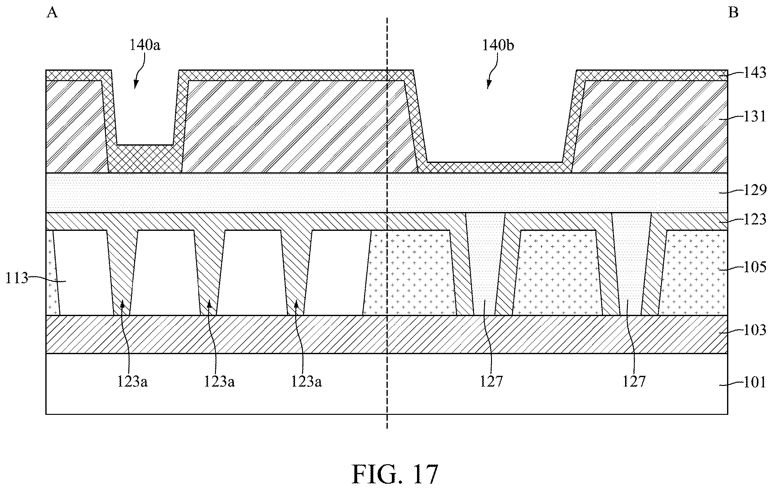 Patent US12610803 Figure 19 – Semiconductor device structure with reduced critical dimension and method for preparing the same