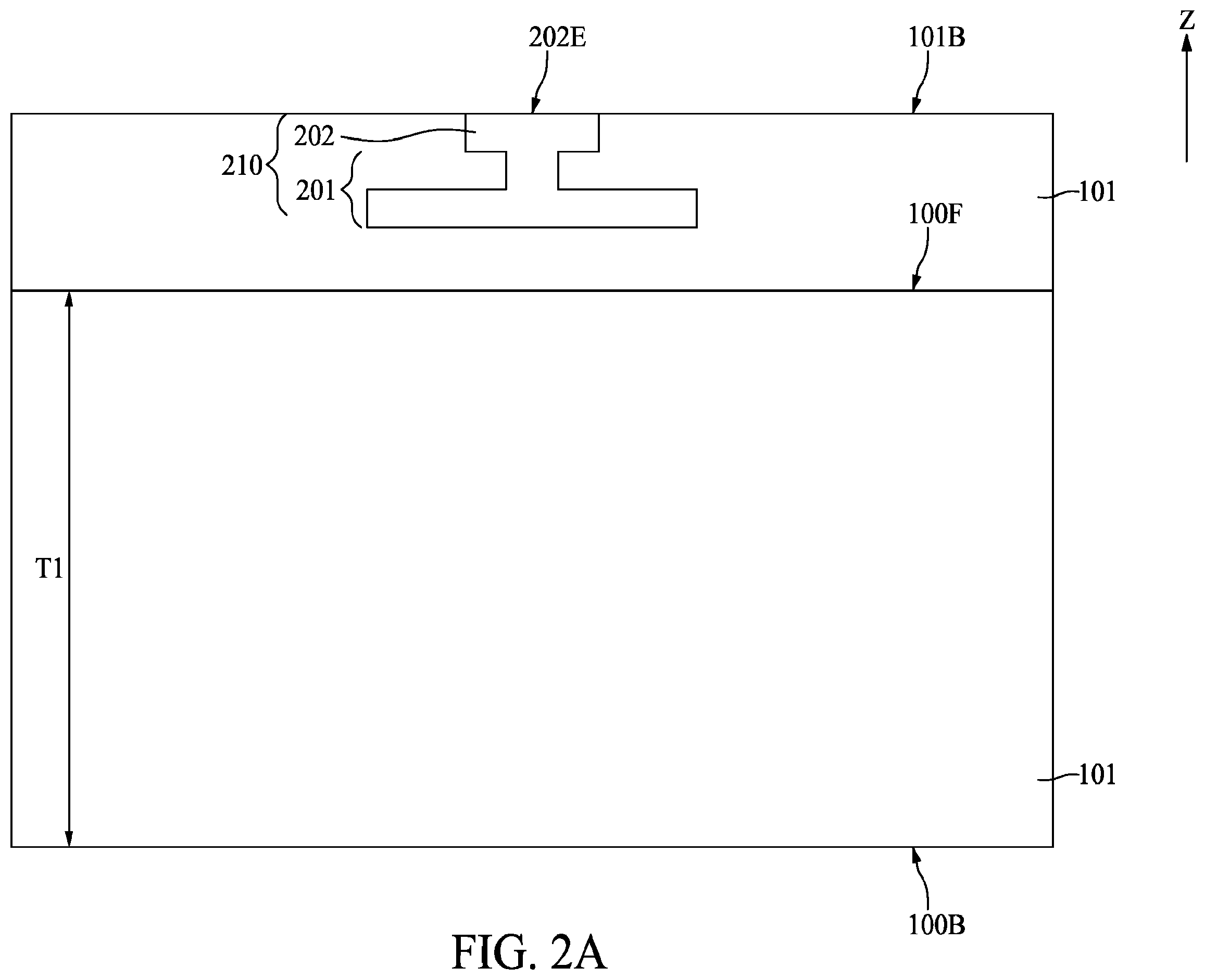 Patent US12610805 Figure 2 – Semiconductor device with polymer liner and method for fabricating the same