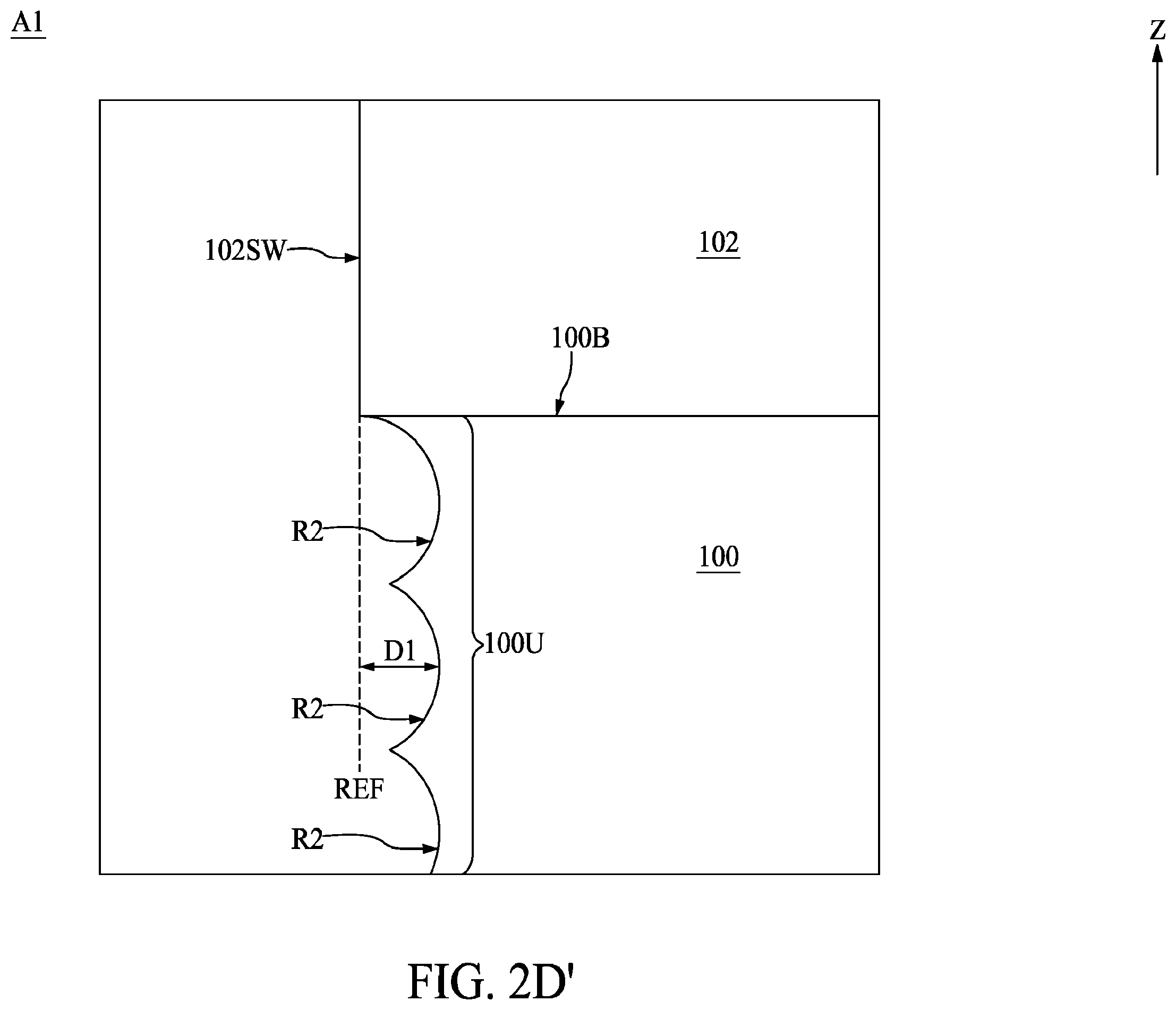 Patent US12610805 Figure 6 – Semiconductor device with polymer liner and method for fabricating the same