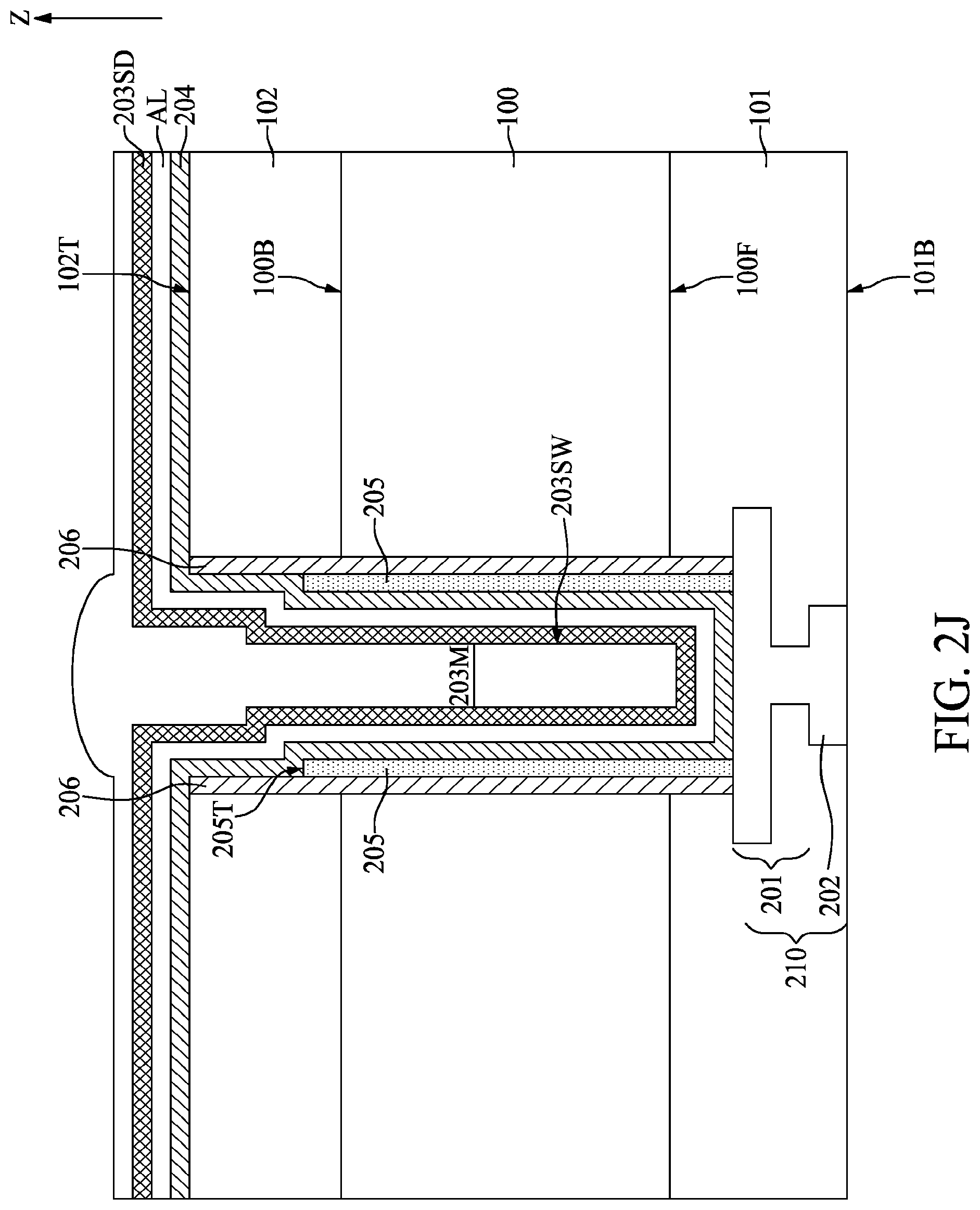 Patent US12610805 Figure 15 – Semiconductor device with polymer liner and method for fabricating the same