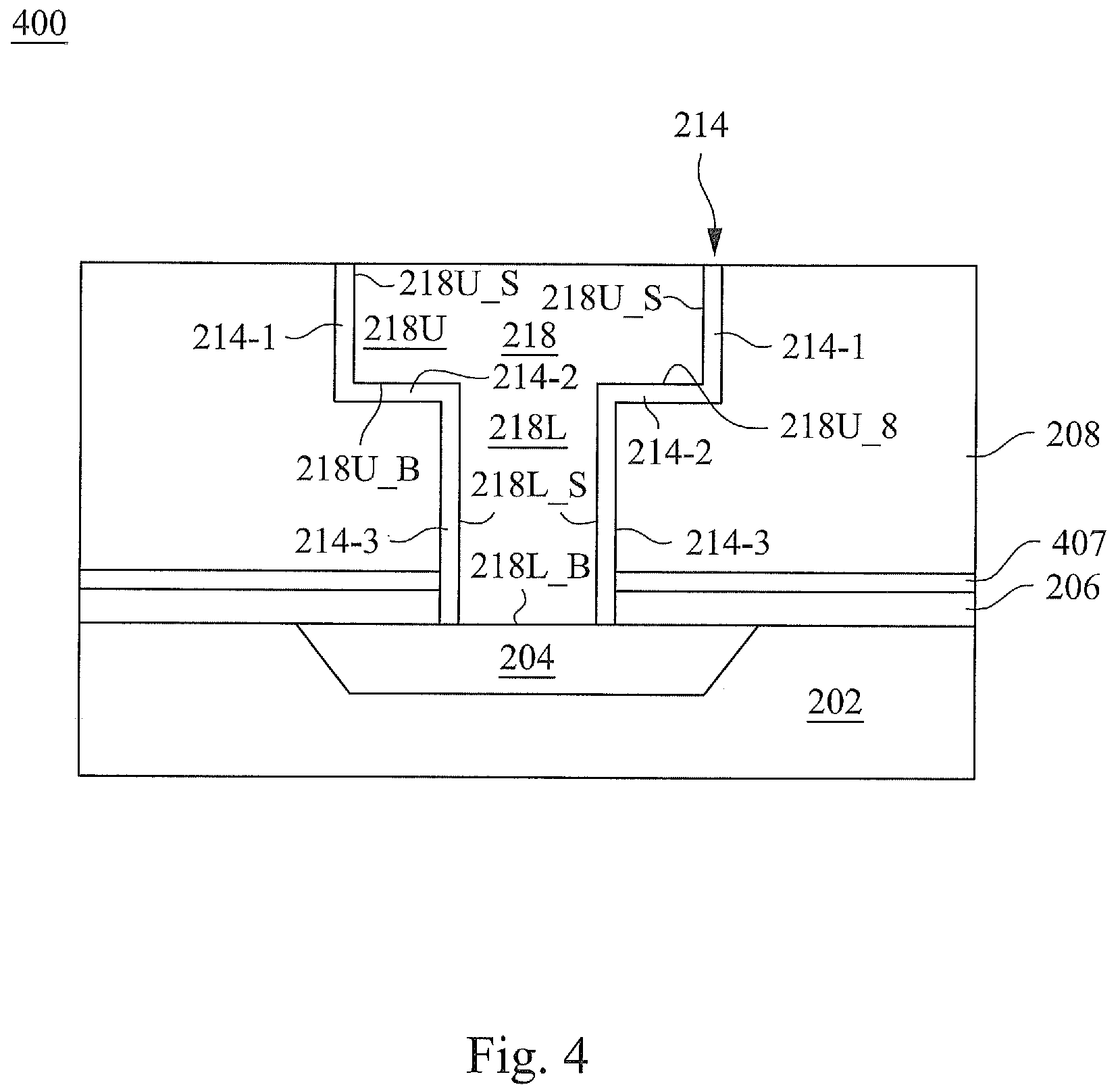 Patent US12610809 Figure 11 – Interconnection structure lined by isolation layer