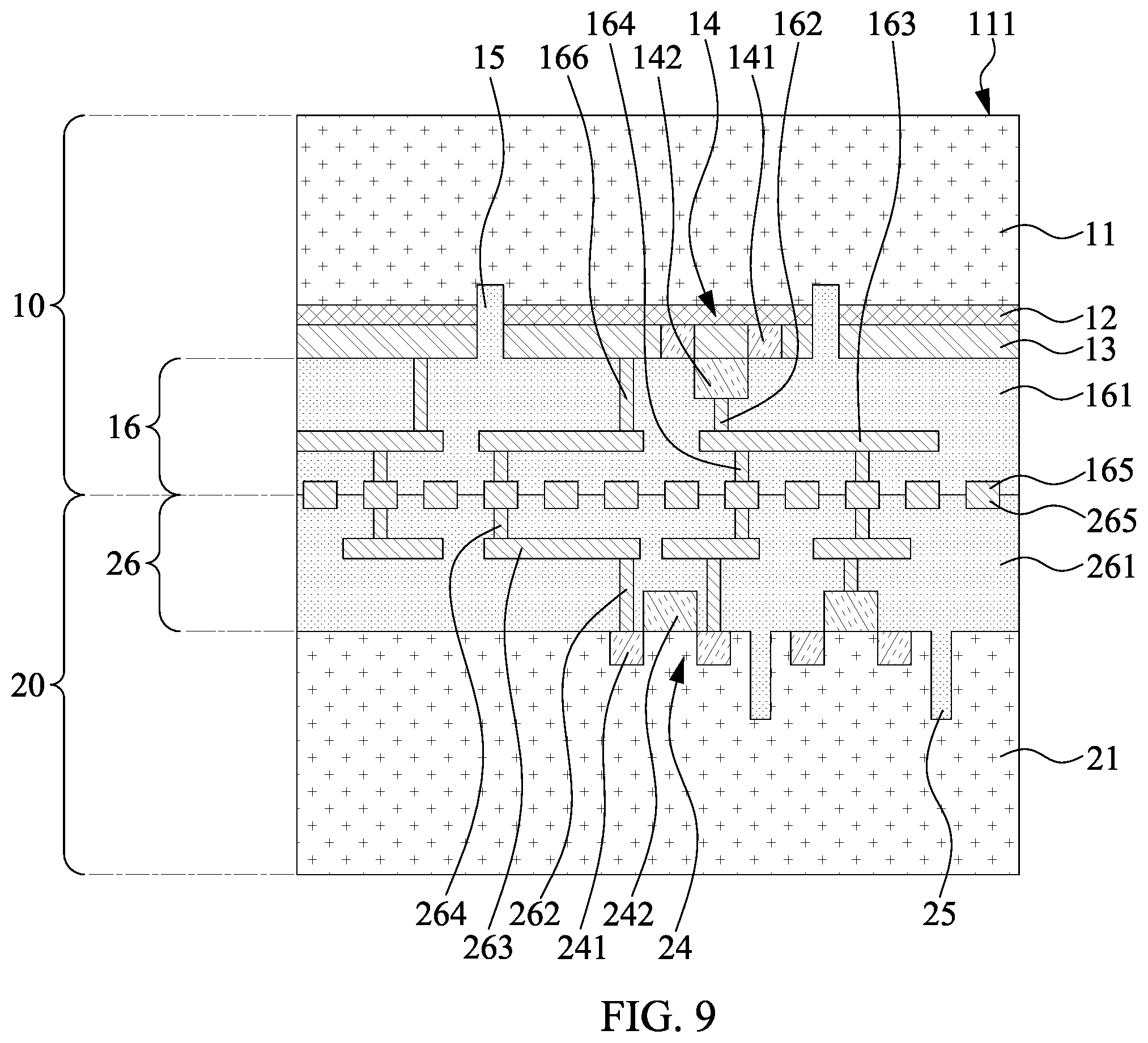 Patent US12610810 Figure 9 – Semiconductor structure and method of manufacturing the same