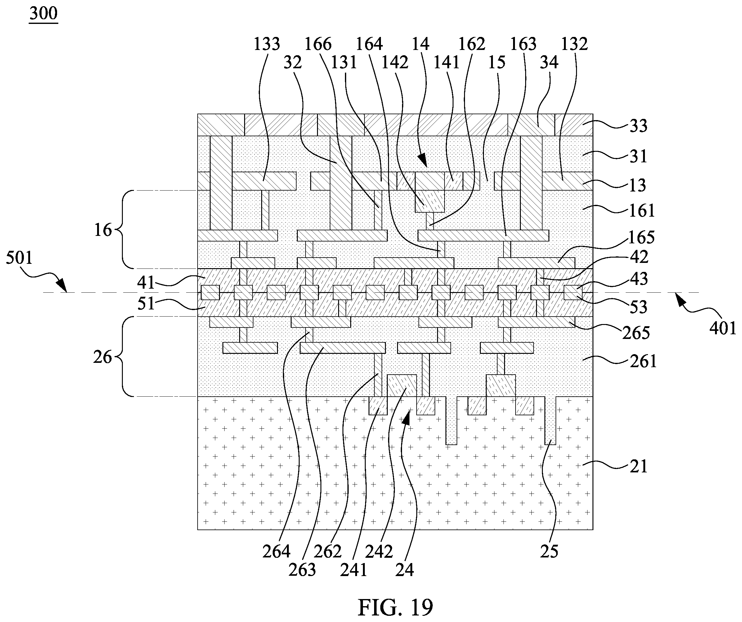Patent US12610810 Figure 19 – Semiconductor structure and method of manufacturing the same
