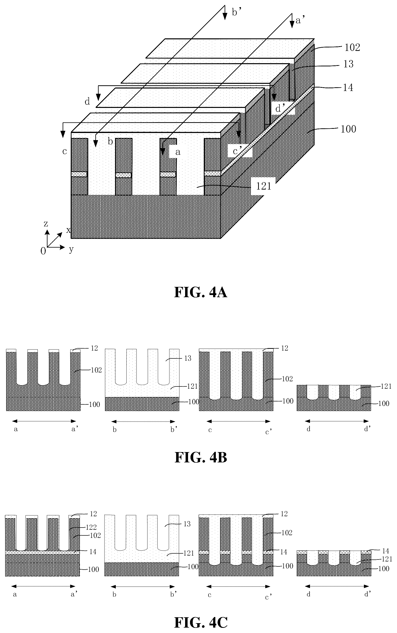 Patent US12610811 Figure 4 – Semiconductor structure, test structure, manufacturing method and test method