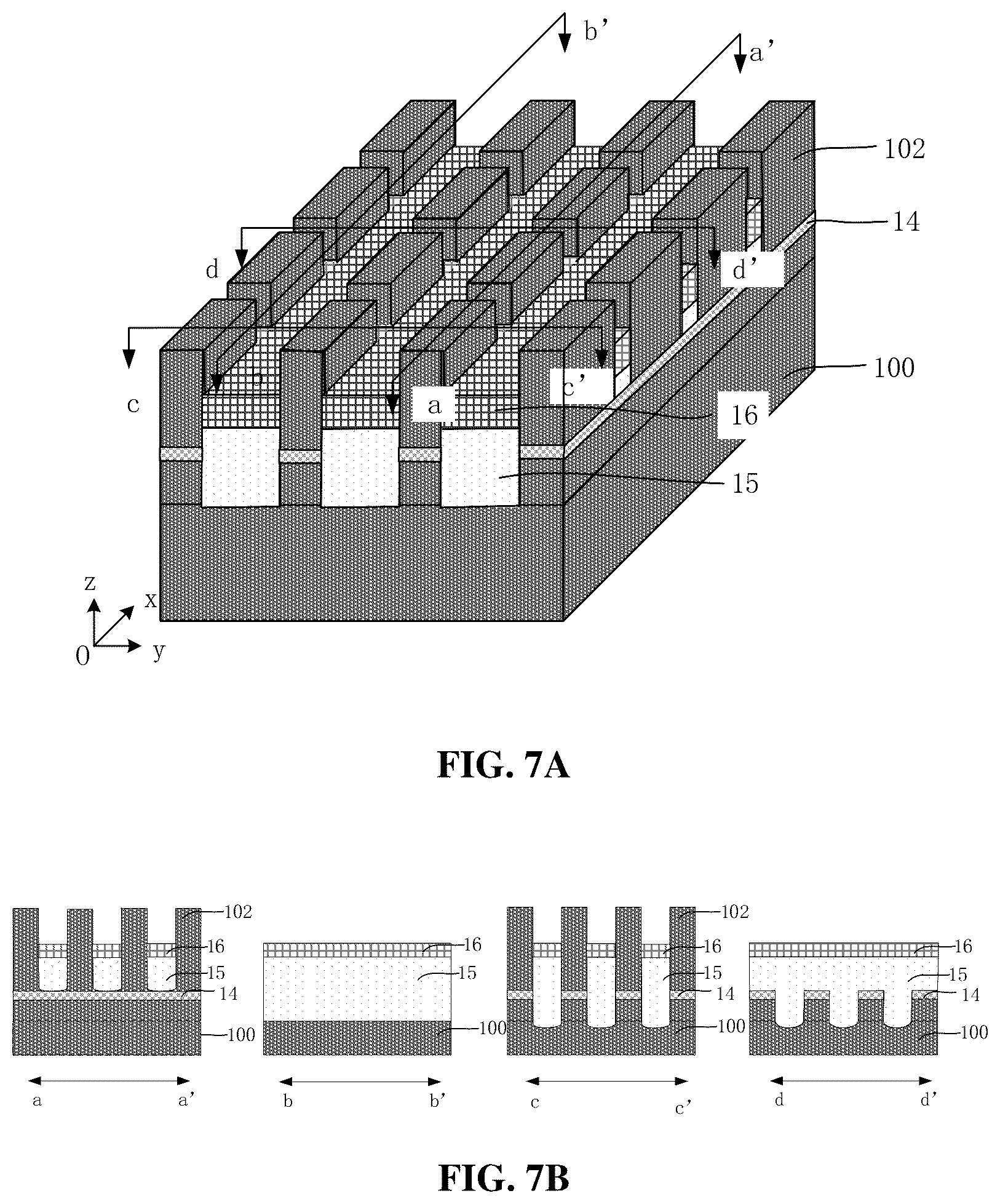 Patent US12610811 Figure 7 – Semiconductor structure, test structure, manufacturing method and test method